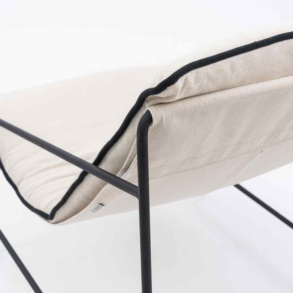 Novato Sun White Lounge Chair - - WS Living Furniture Furniture Store in Dubai