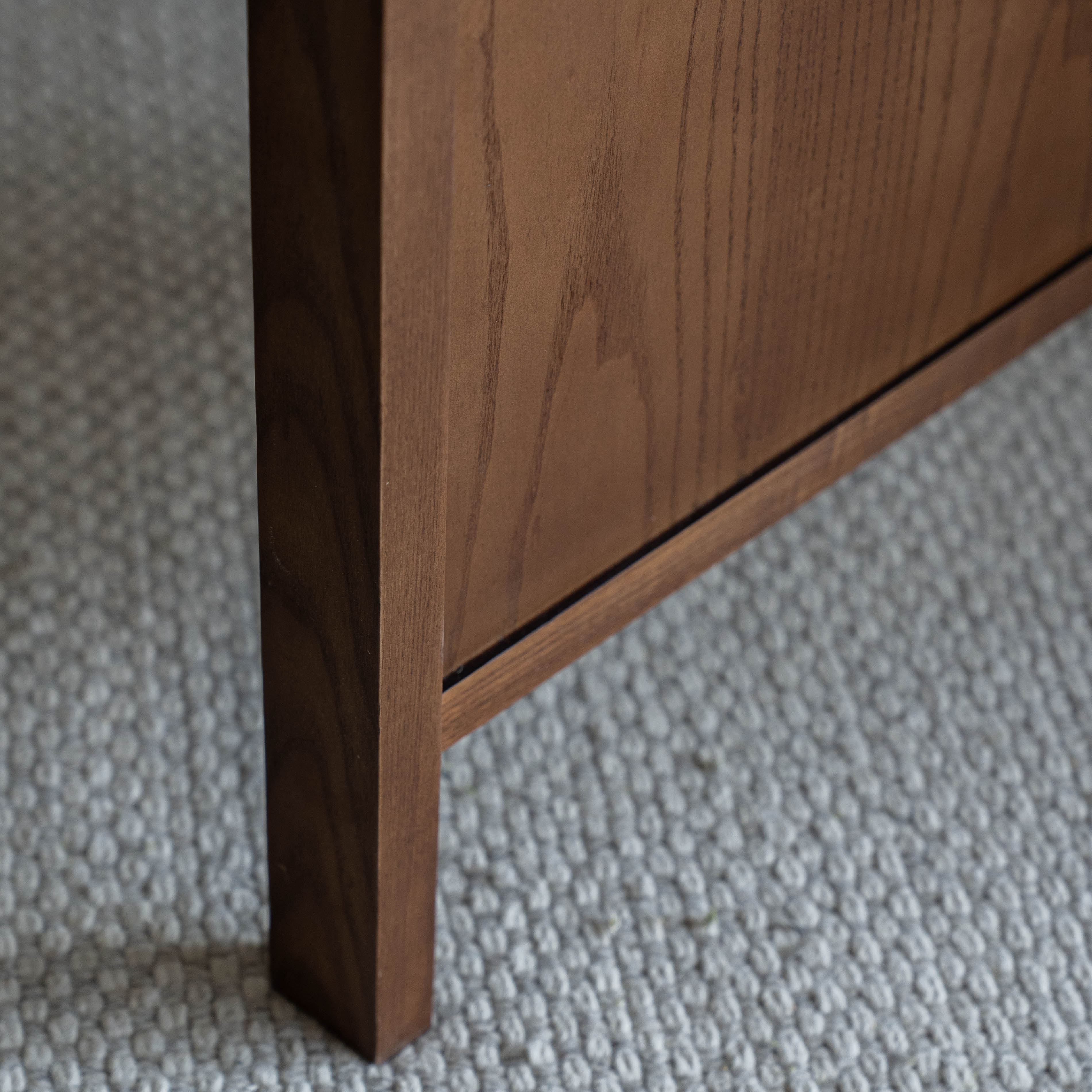 Xylaro Solid Ash Wood Room Divider - WALNUT