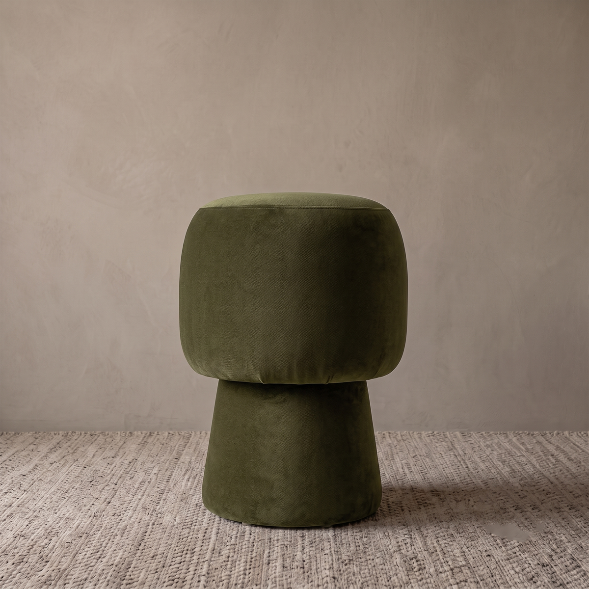 Rivo Modern Swivel Dining Chair - Olive Green Velvet