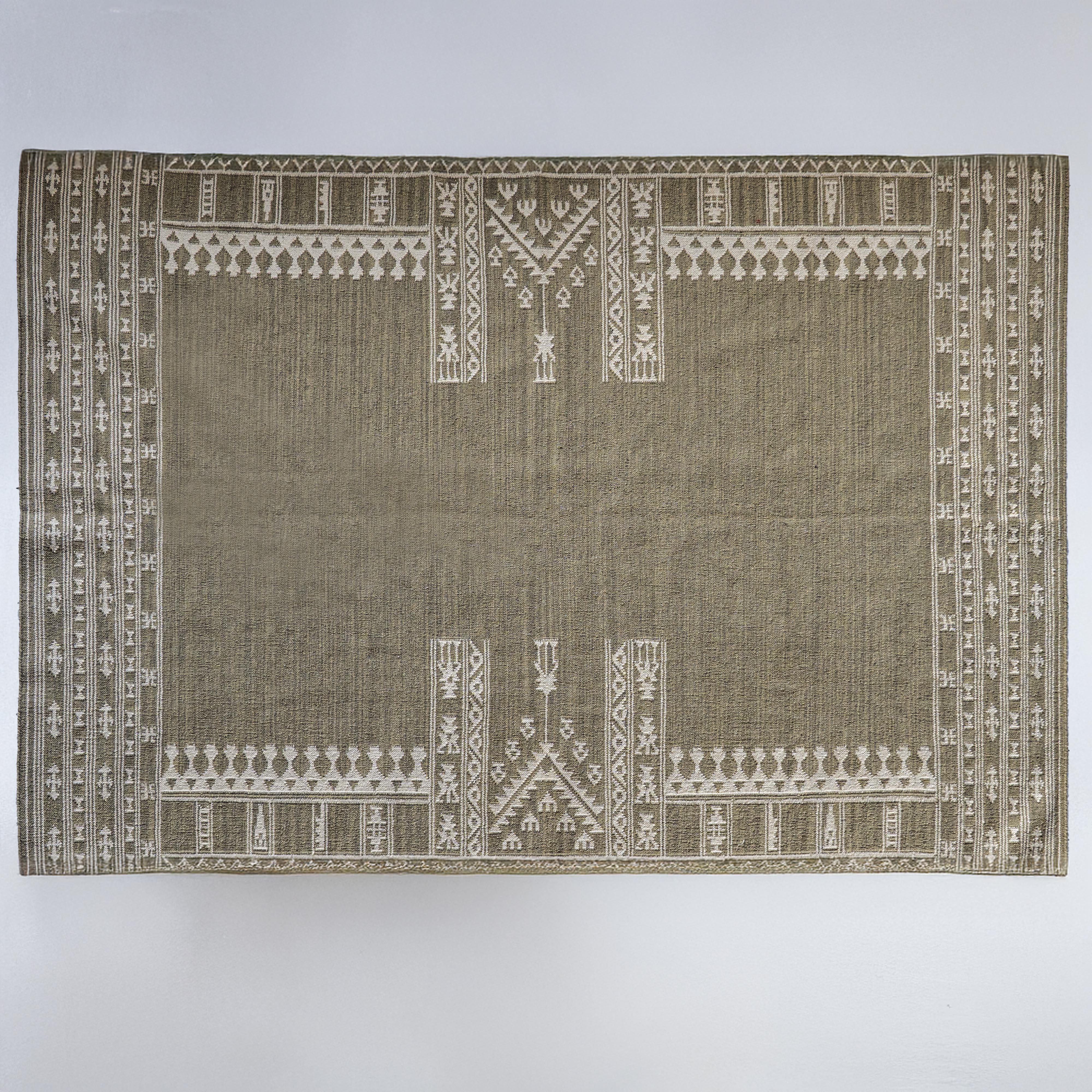 Evergreen Weave Olive Green Woven Rug