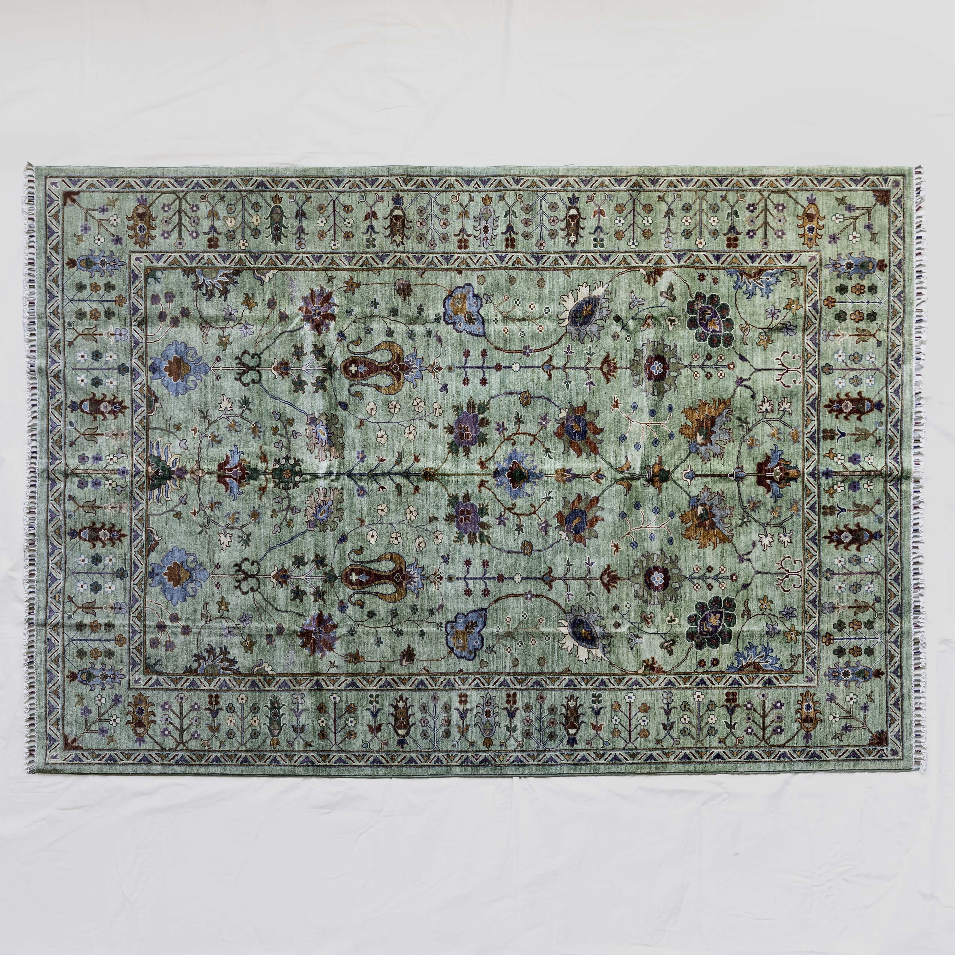 Zarmin Vintage Anatolian Afghan Rug 192x 284cm