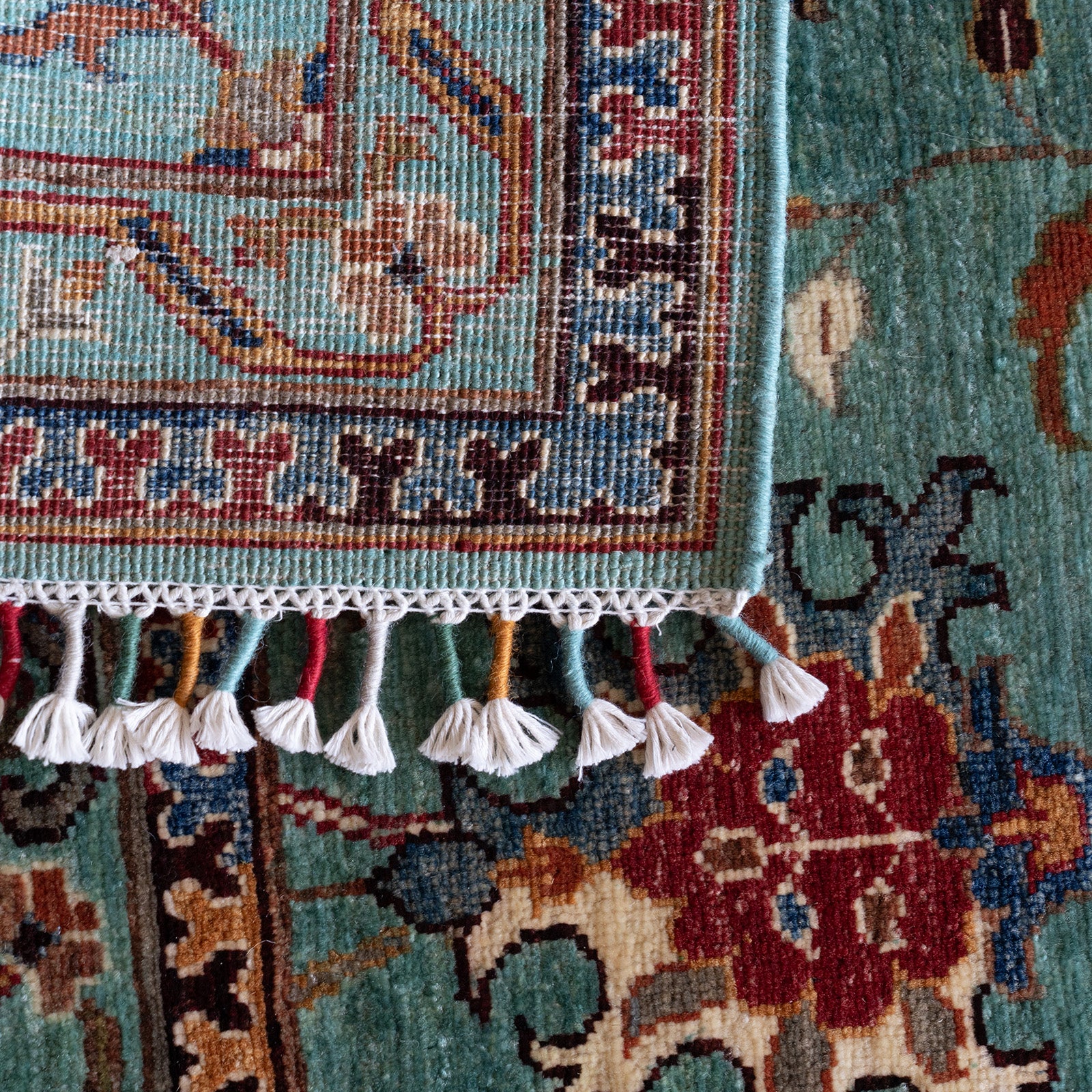 سجادة أفغانية صوفية عتيقة الطراز من إيترنال، مقاس 175 × 237 سم