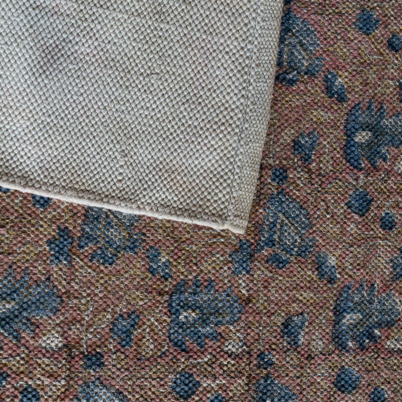 Inkloom Block Print Cotton Rug