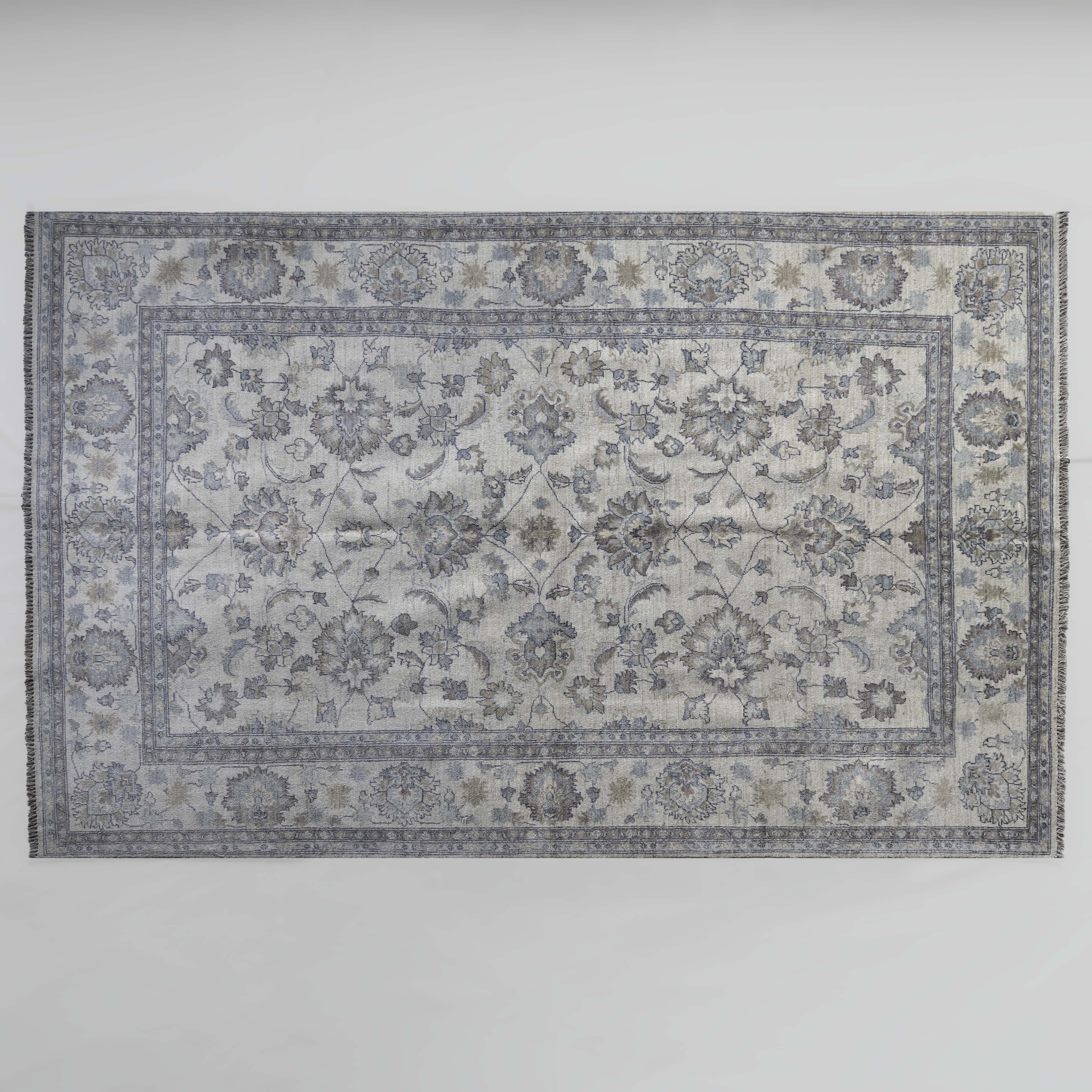 Ruzgar Vintage Anatolian Afghan Rug 202x298cm