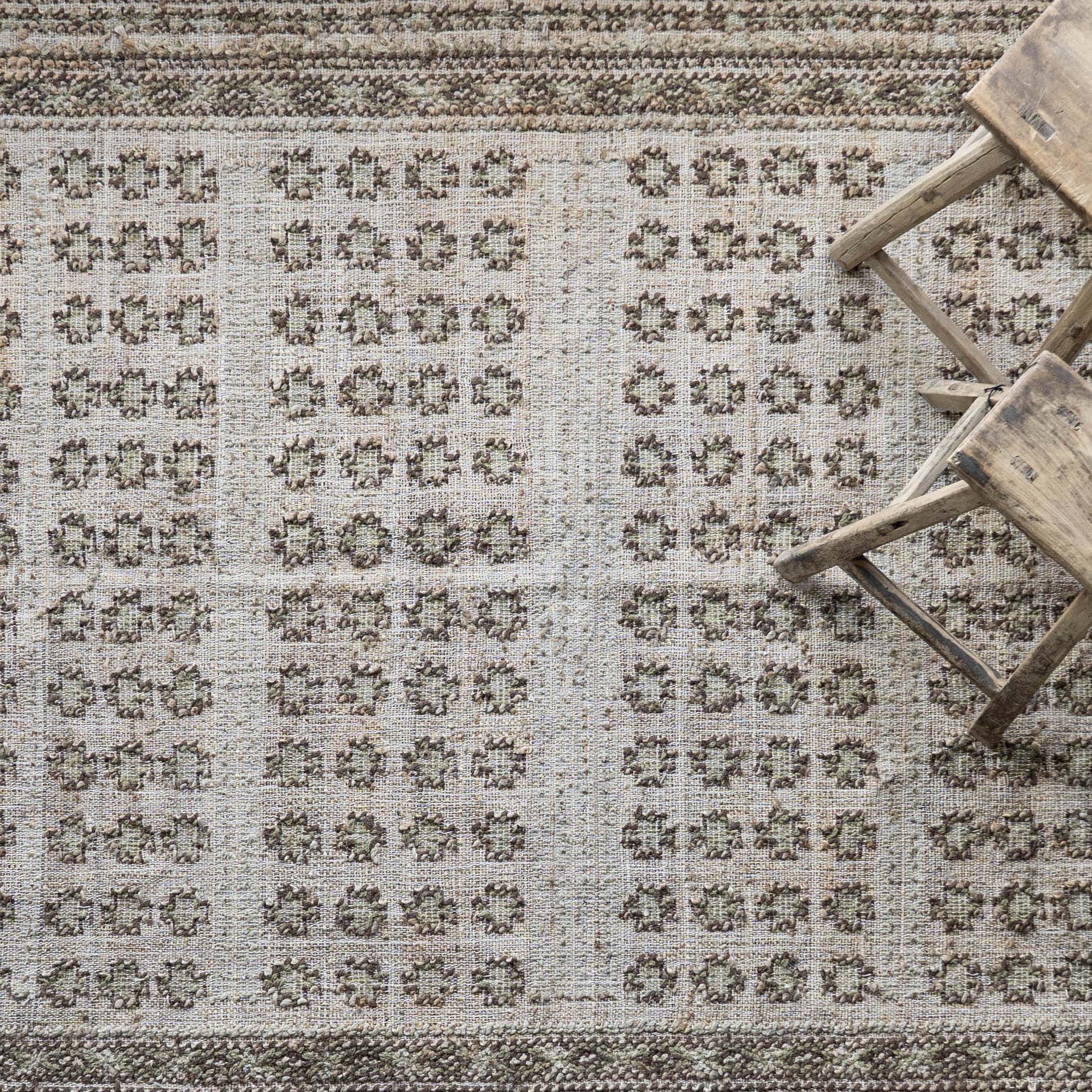 Jute Panja Handcrafted Wool Rug - TLR0009