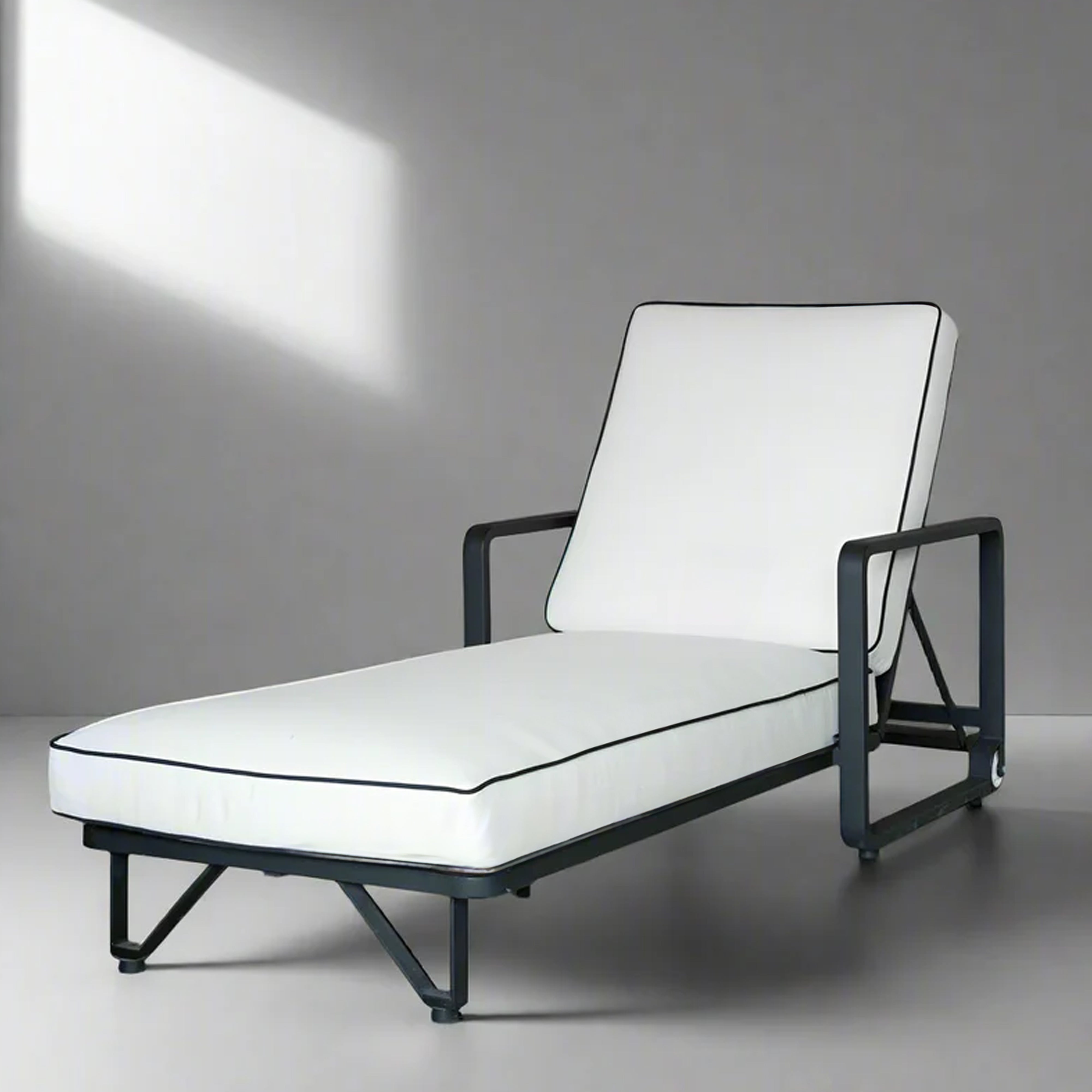 Santorini Relax Sun Lounge Chaise - - WS Living - UAE Modern Home Furniture Stores in Dubai