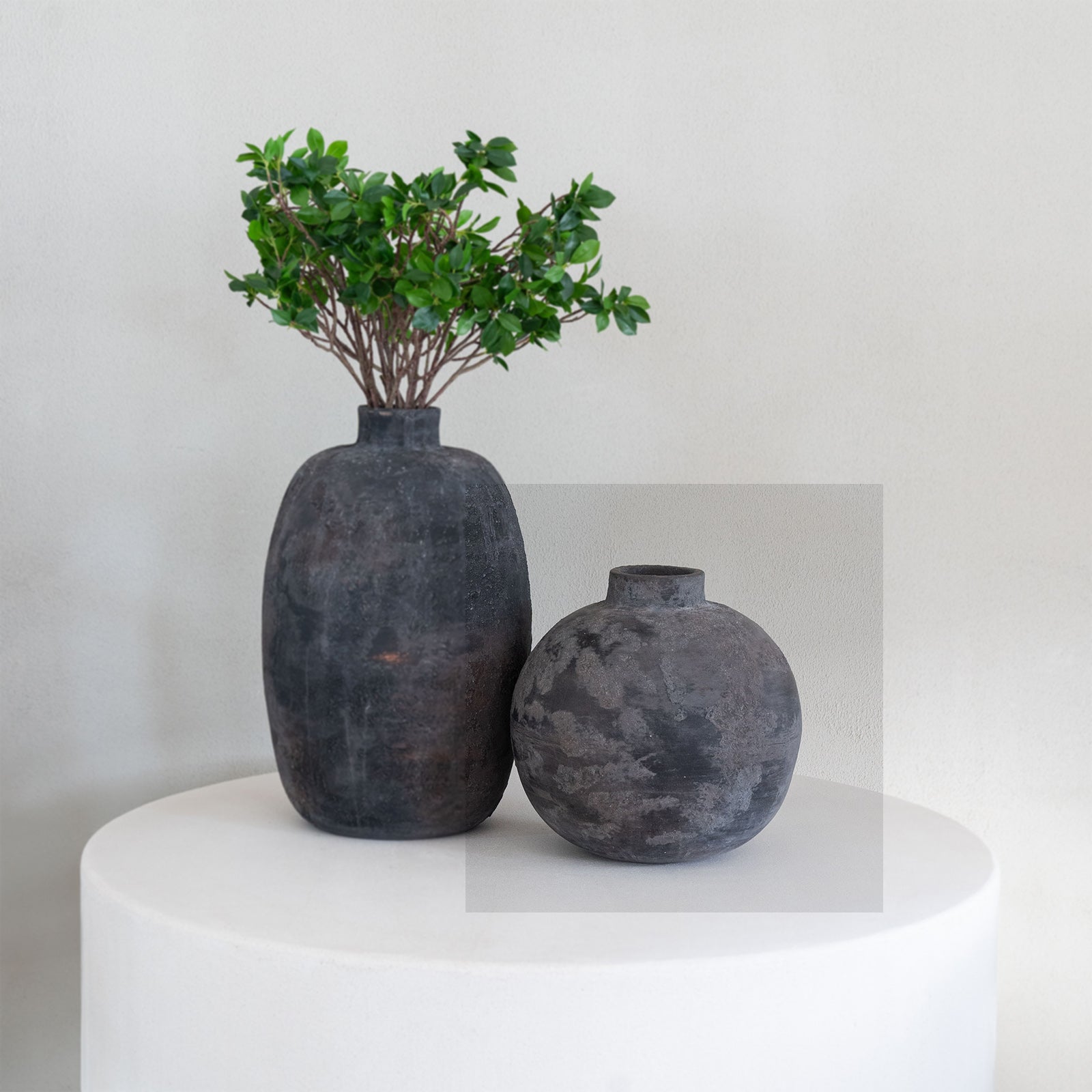 19th Century Olive Jar - Round - Vase - WS Living Furniture  Furniture Store in Dubai