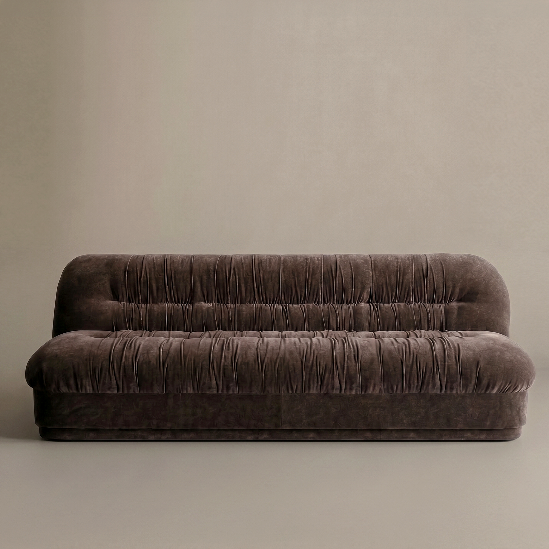 Solara Modern 3 Seater Sofa - Brown
