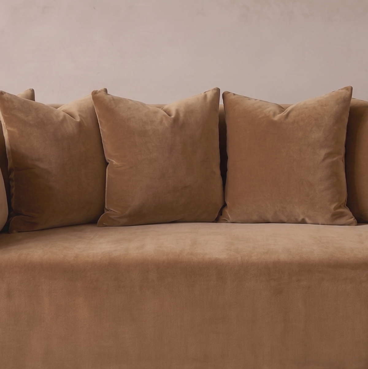 Sophie Modern 3 seater Sofa - Warm Camel