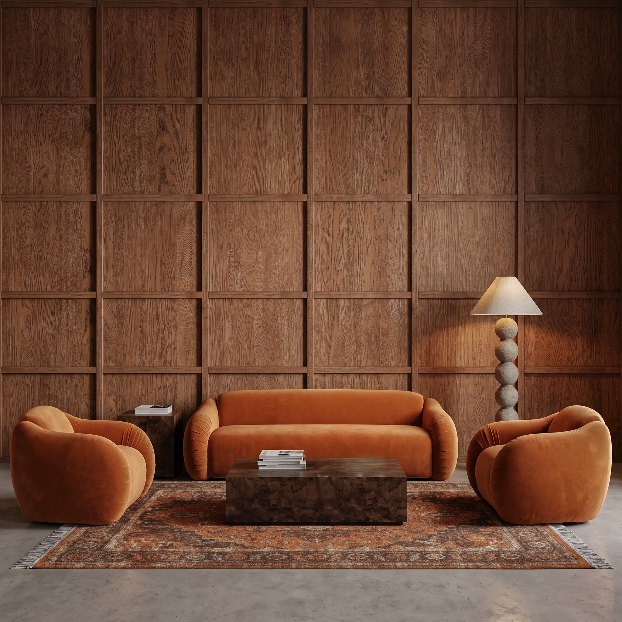 Siena Sunset Modern Velvet 3 Seater Sofa
