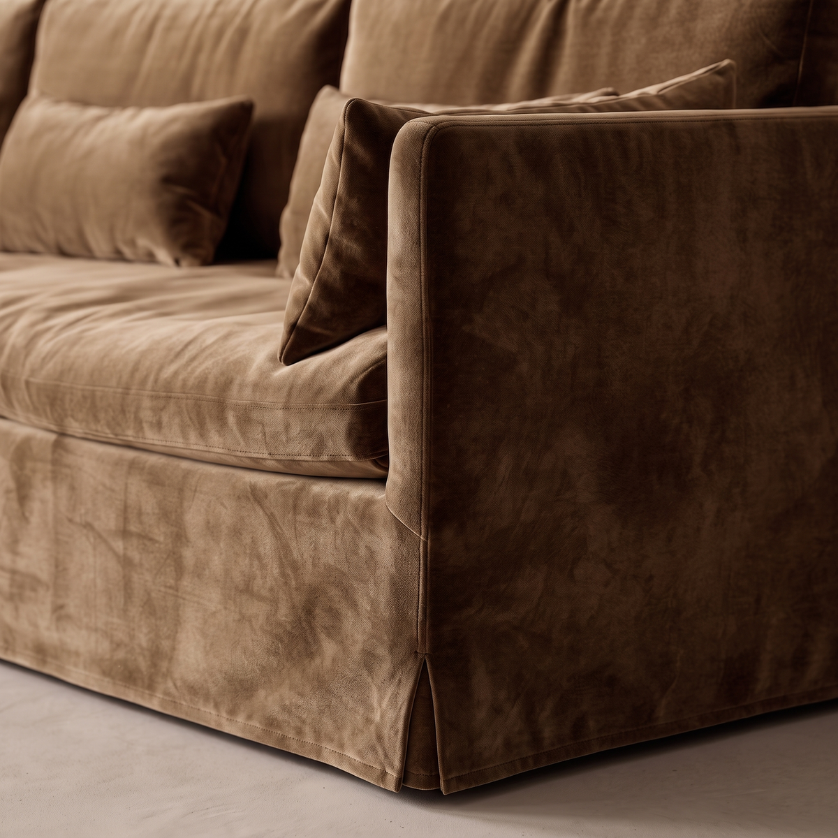 Vienna Urban 3 Seater Sofa - Velvet Mustard