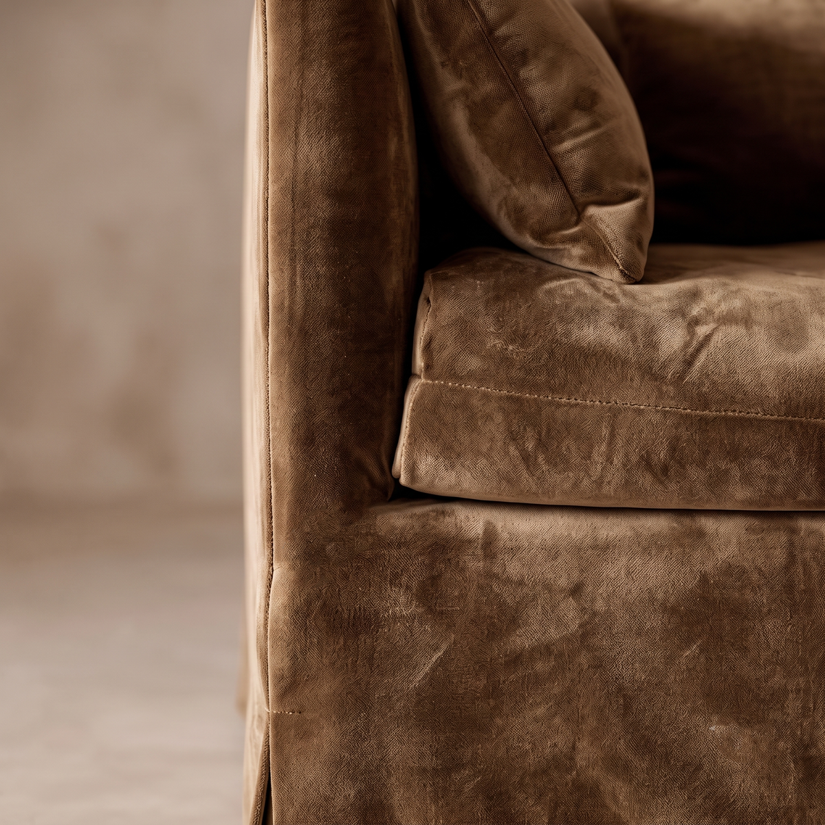 Vienna Urban 3 Seater Sofa - Velvet Mustard