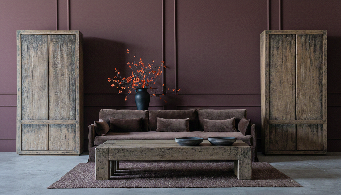 2026 Trends Burgundy Wall Living Room Ideas in Dubai