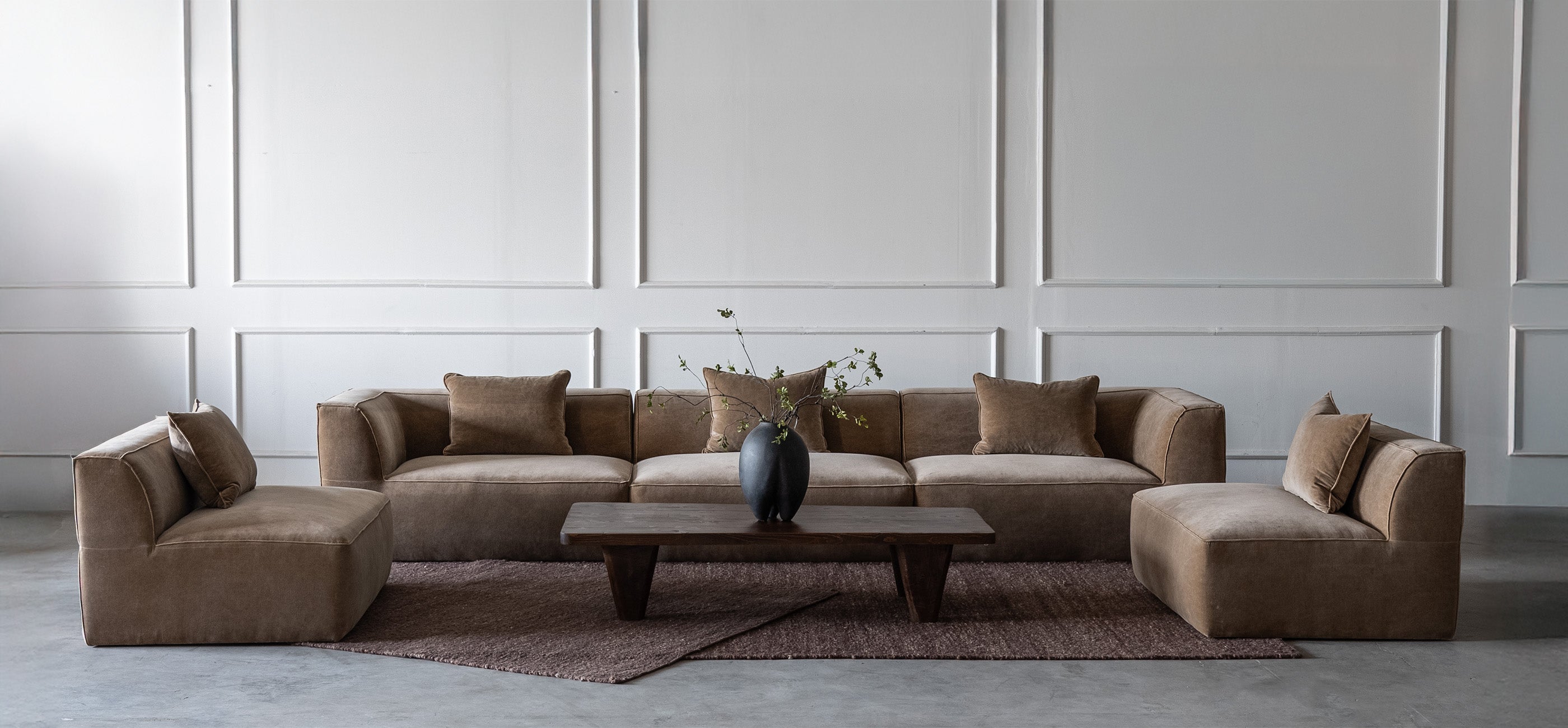 WS Living Launches a New Era of Modular Sofas in Dubai: Meet Ezra in Velvet