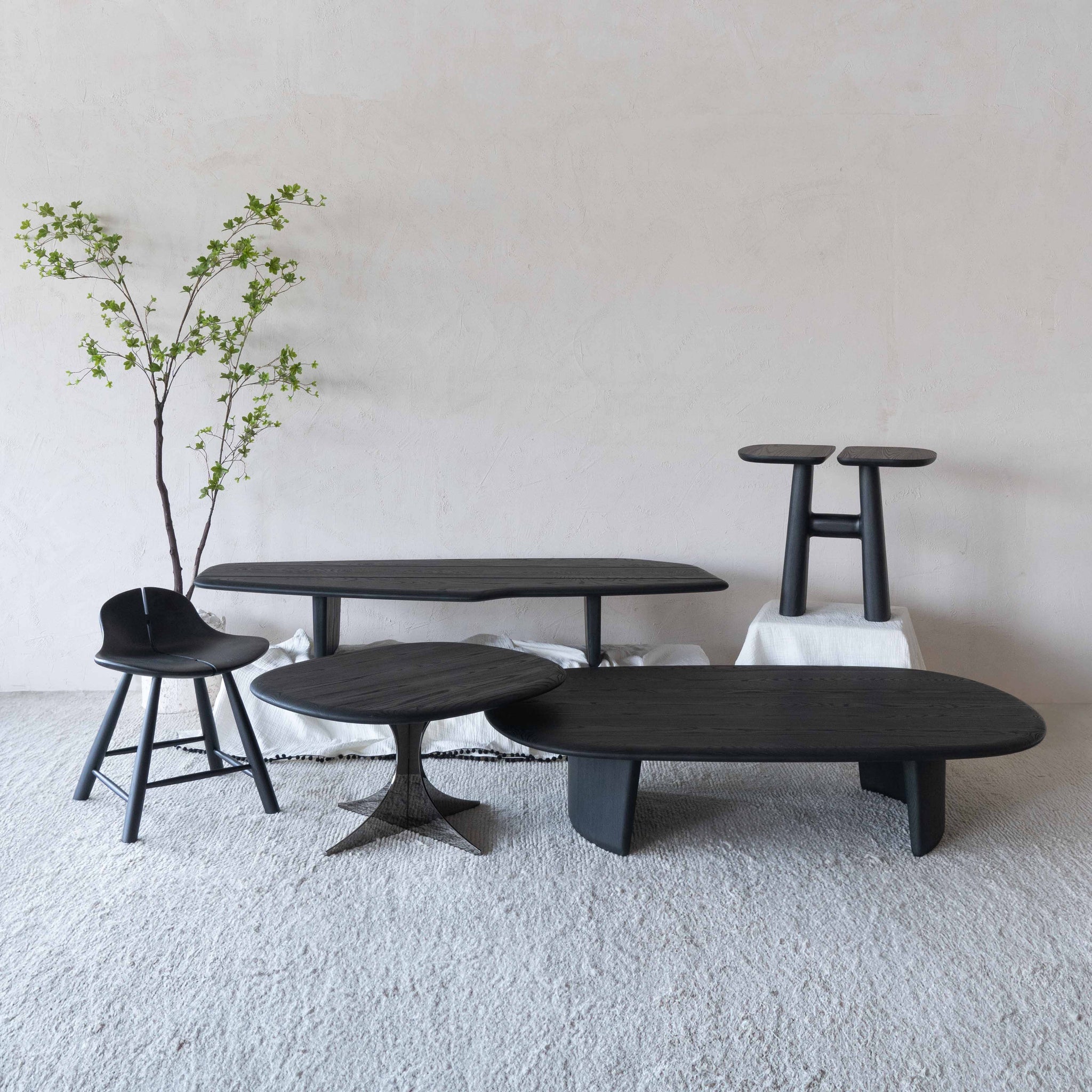 Newly Launched Modern Solid Ash Wood Side Table, Center Table and Coff