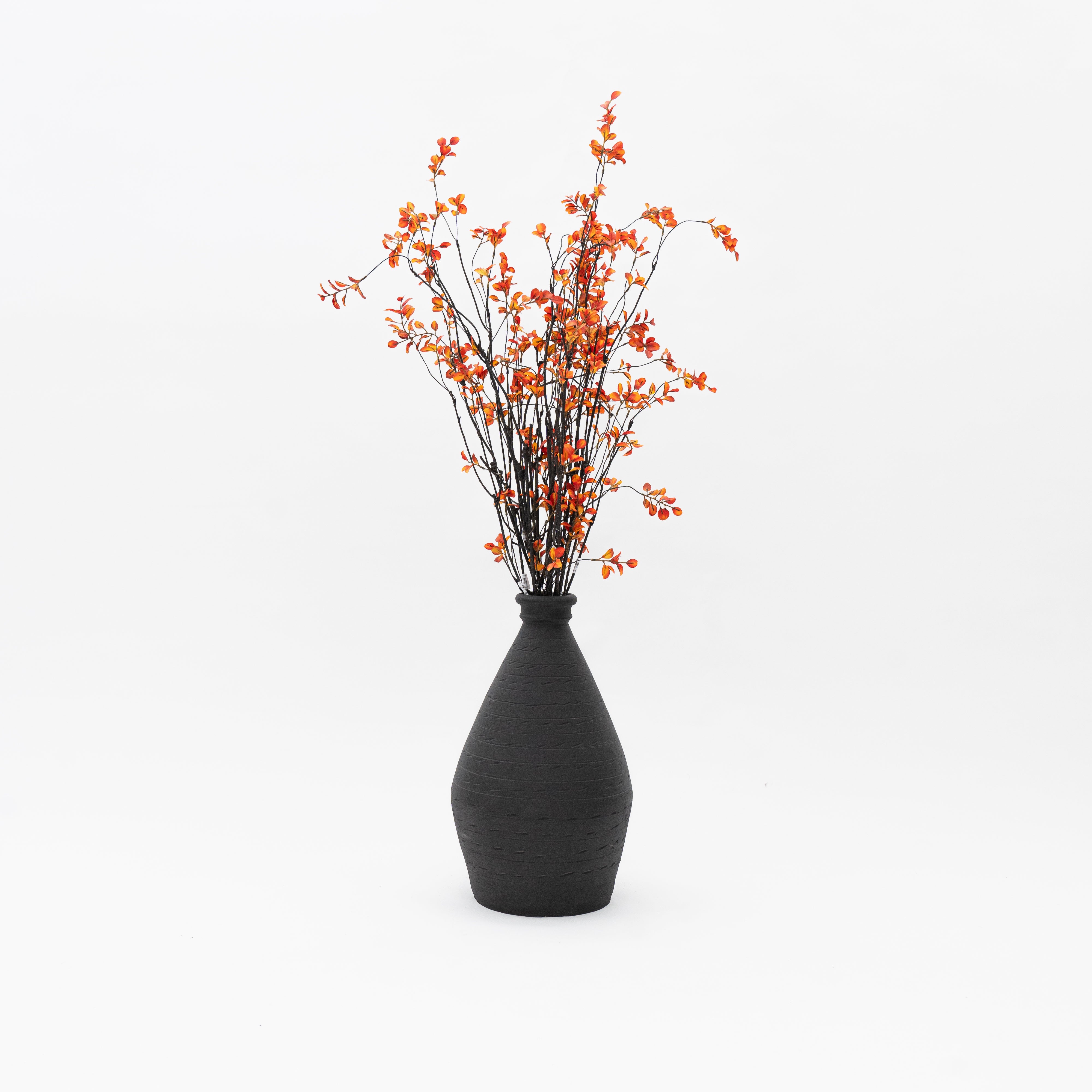 Artificial Plant - Matthiola Orange  - WS Living - UAE - Artificial Flowers Wood and steel Furnitures - Dubai