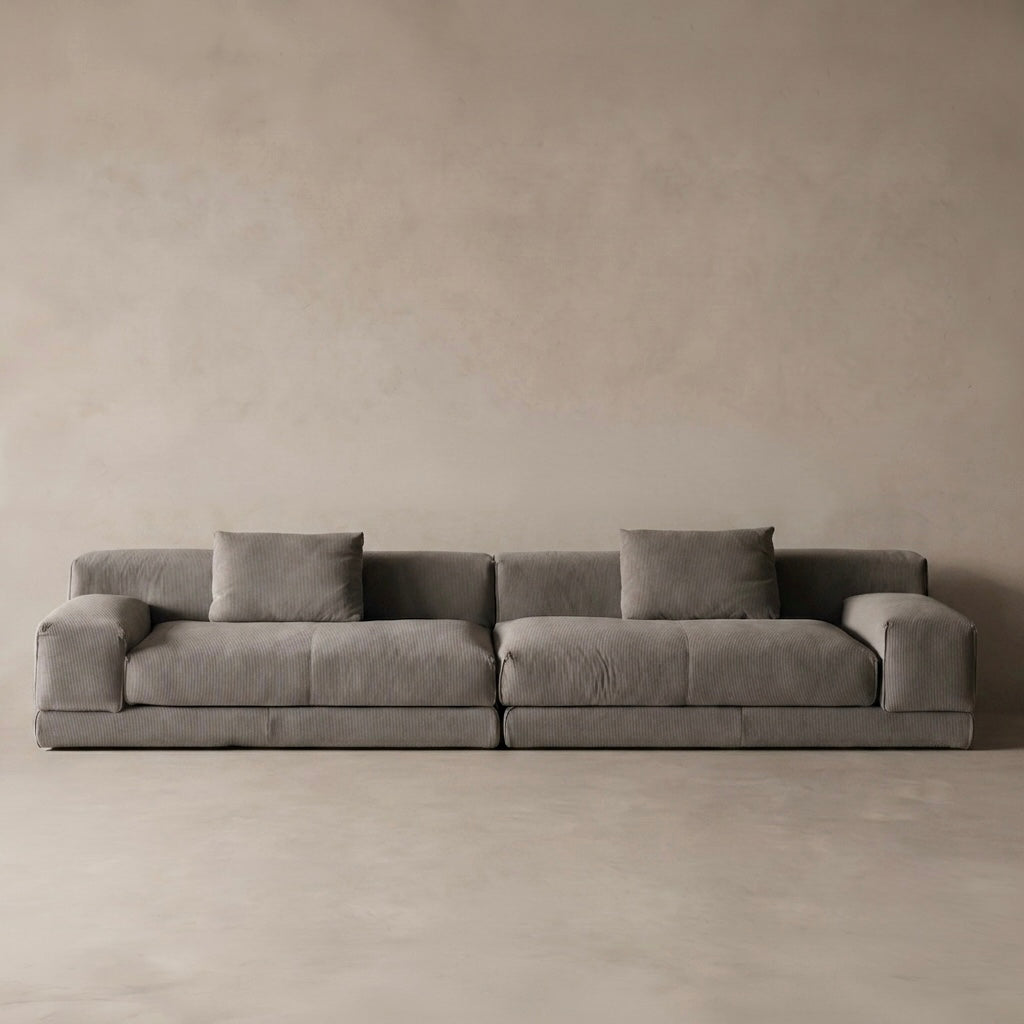 Planeform Modern Low Lounge 3 Seater Sofa