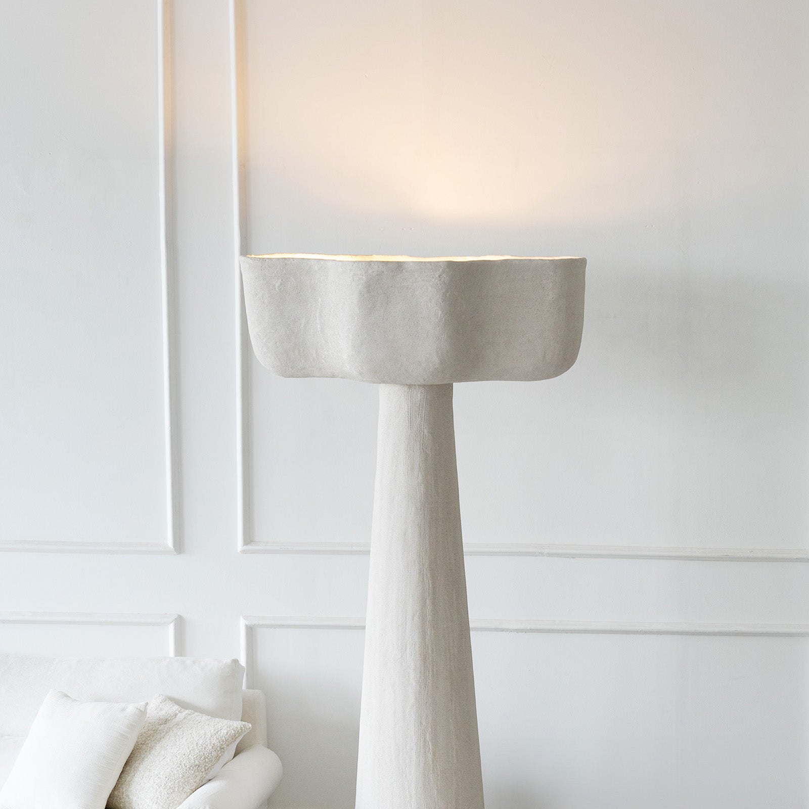 Alaska Floor Lamp  - WS Living - UAE - Floor Lamp Wood and steel Furnitures - Dubai