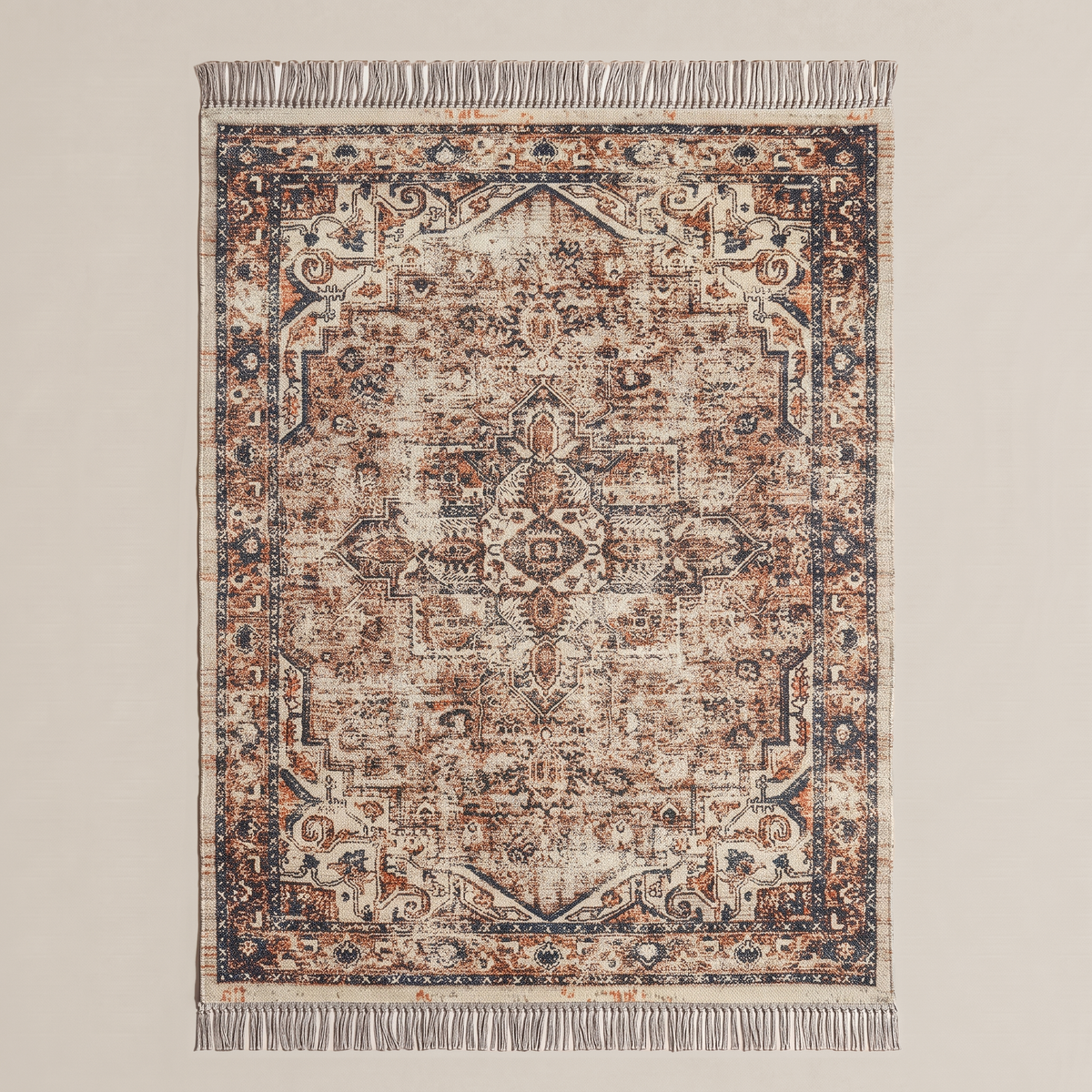 Terra Medallion Cotton Chenille Rug  - A10827