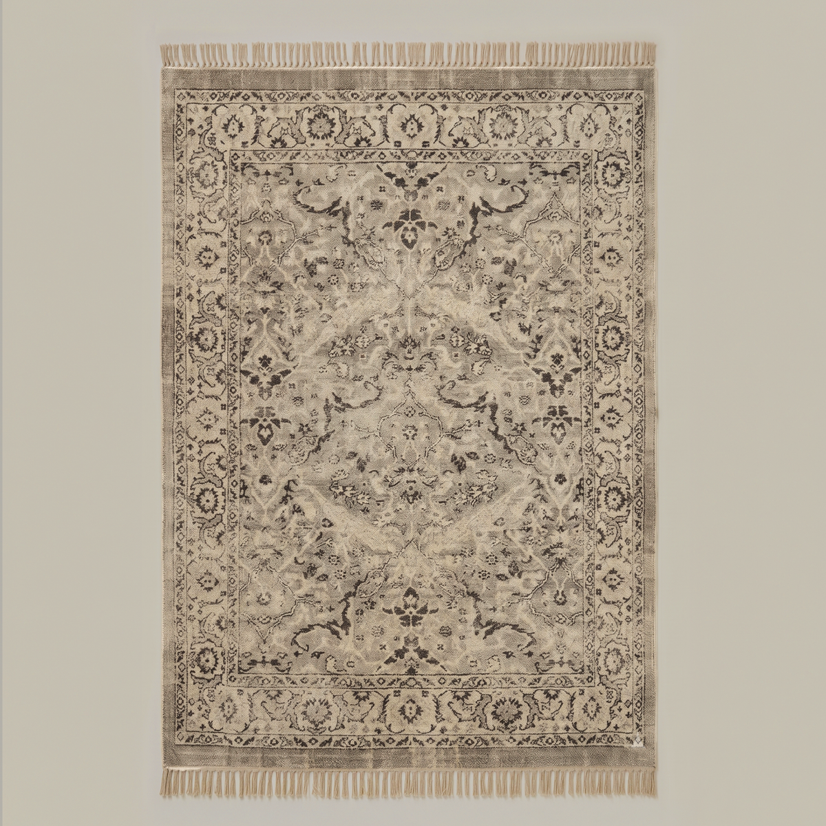 Mehran Persian Style Cotton Chenille Rug - (A6753)