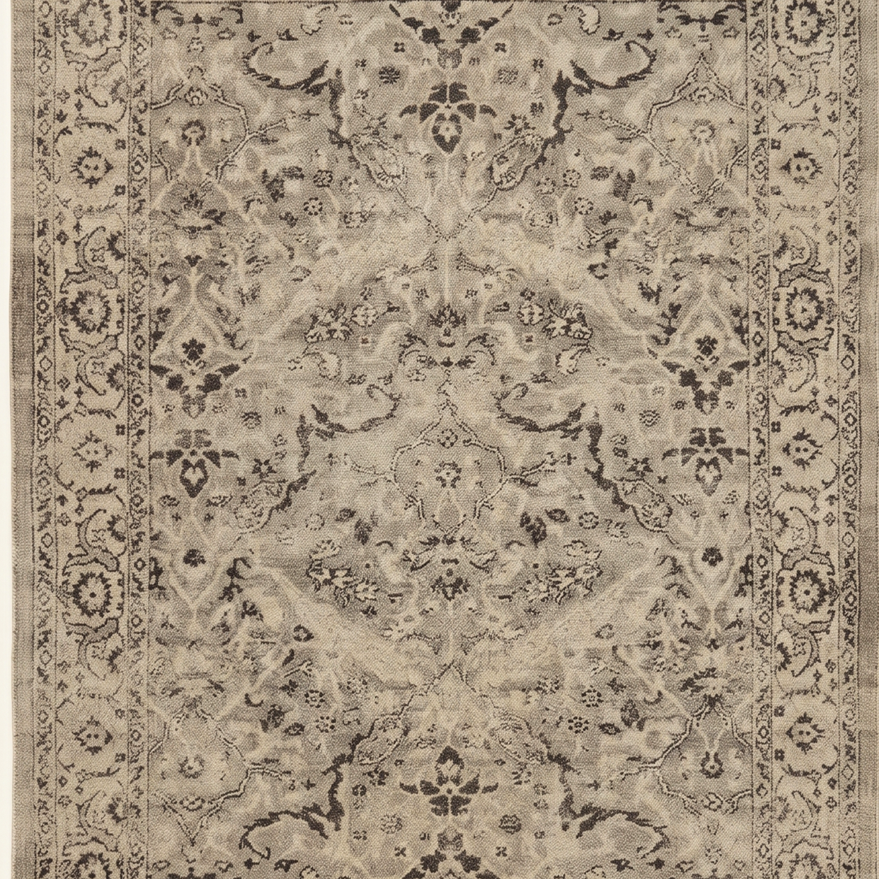 Mehran Persian Style Cotton Chenille Rug - (A6753)