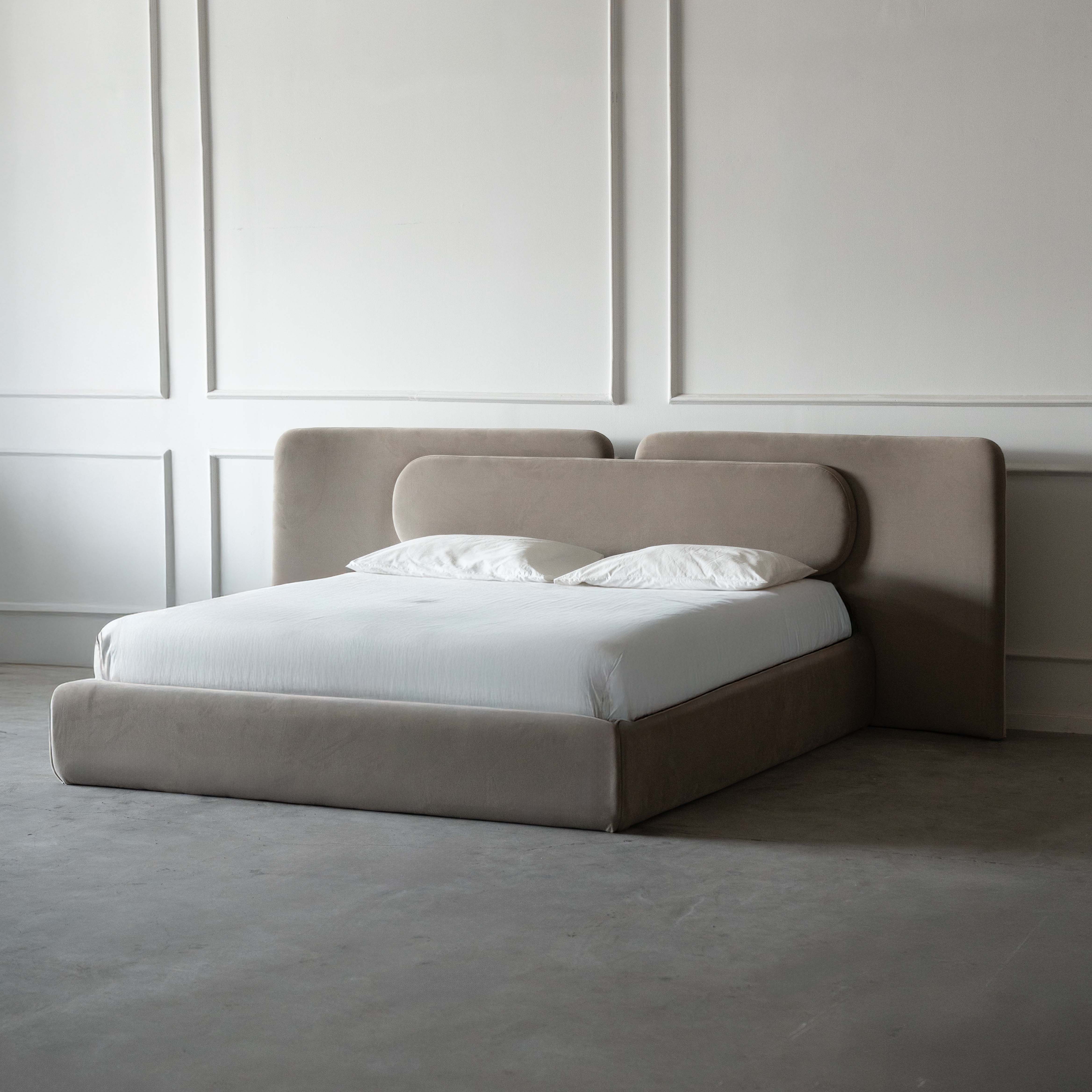 Aurora Bespoke Modern King Size Bed With Storage
