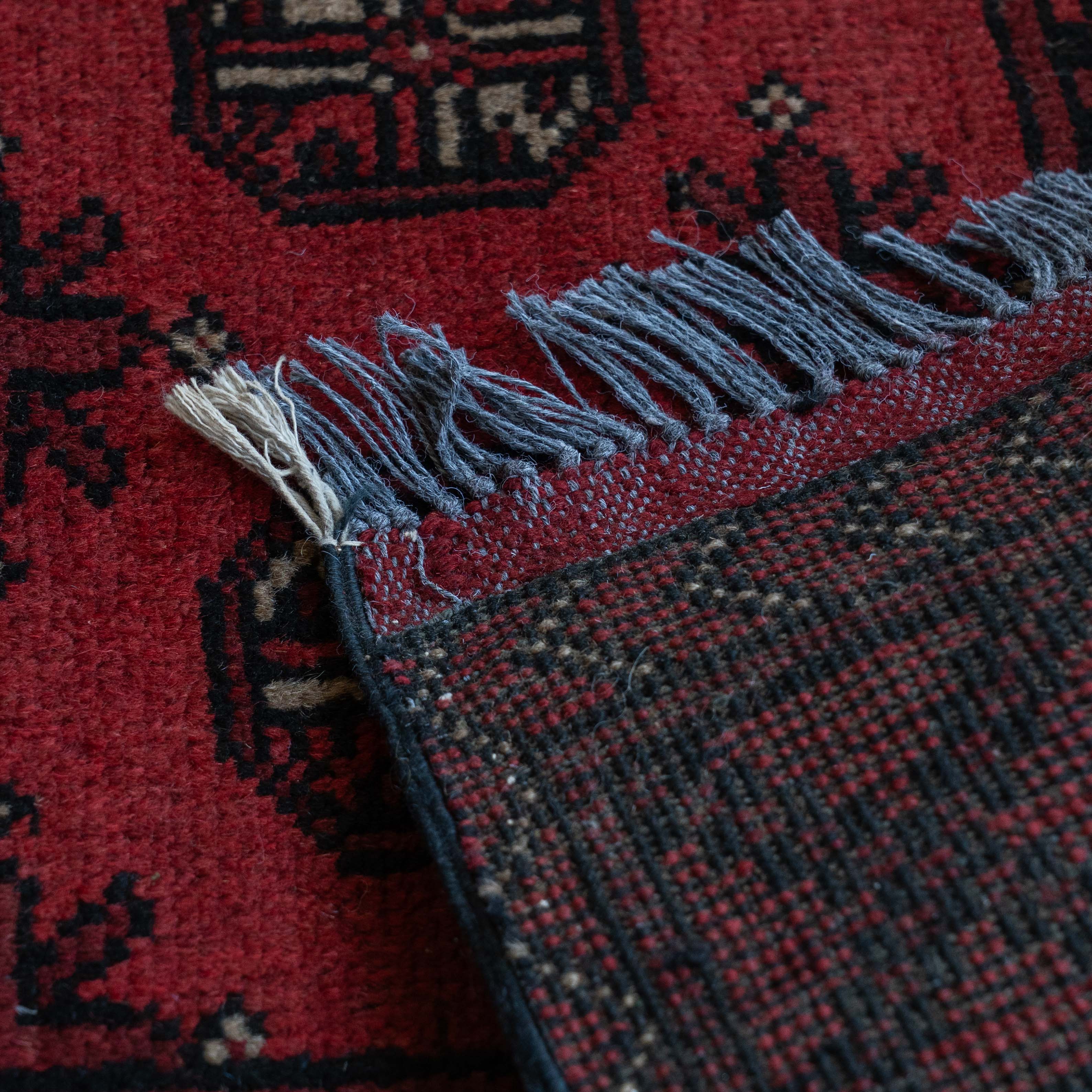 Tribal Vintage Anatolian Afghan Rug 80x300cm - RED 5