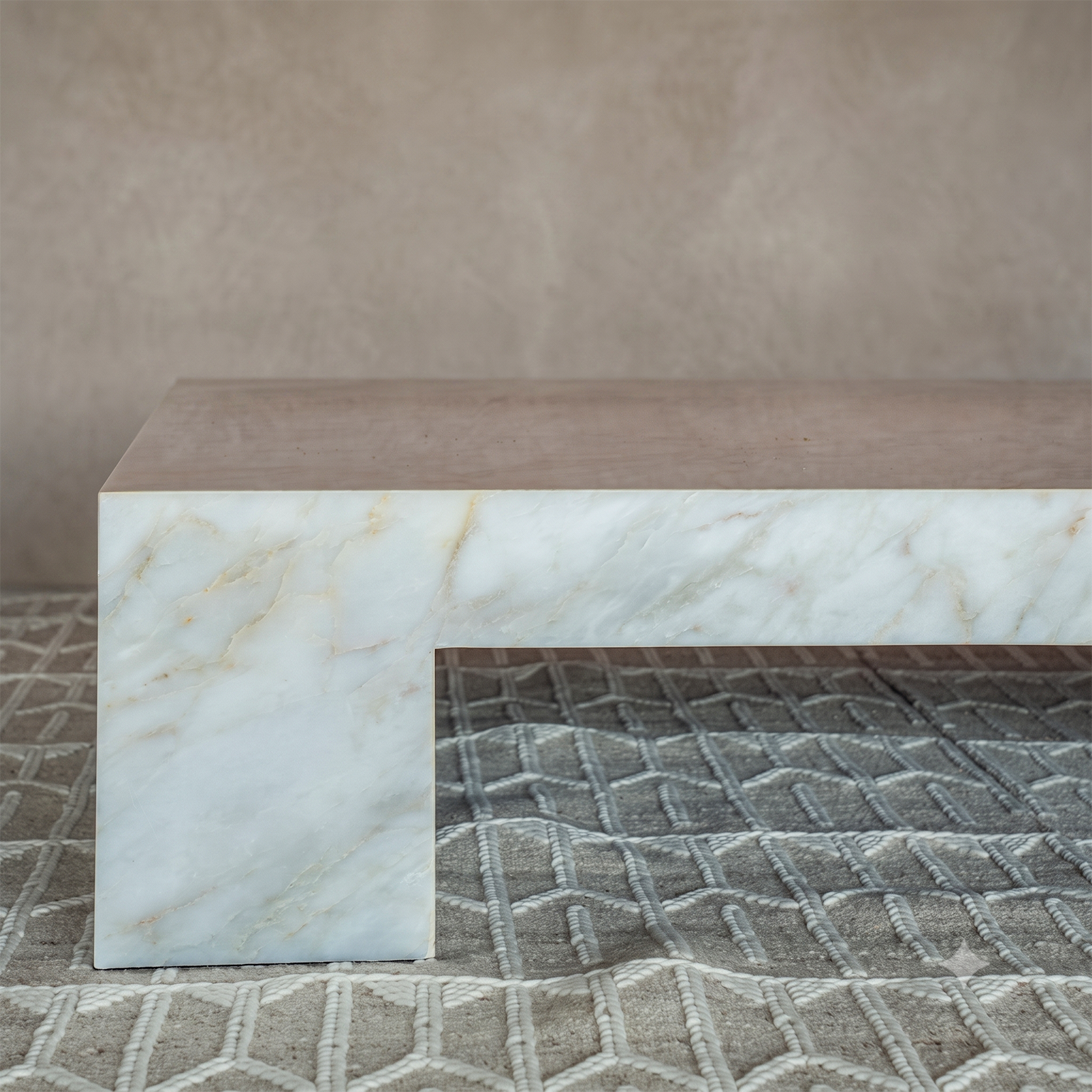 The Sovereign Afyon Marble Square Coffee Table