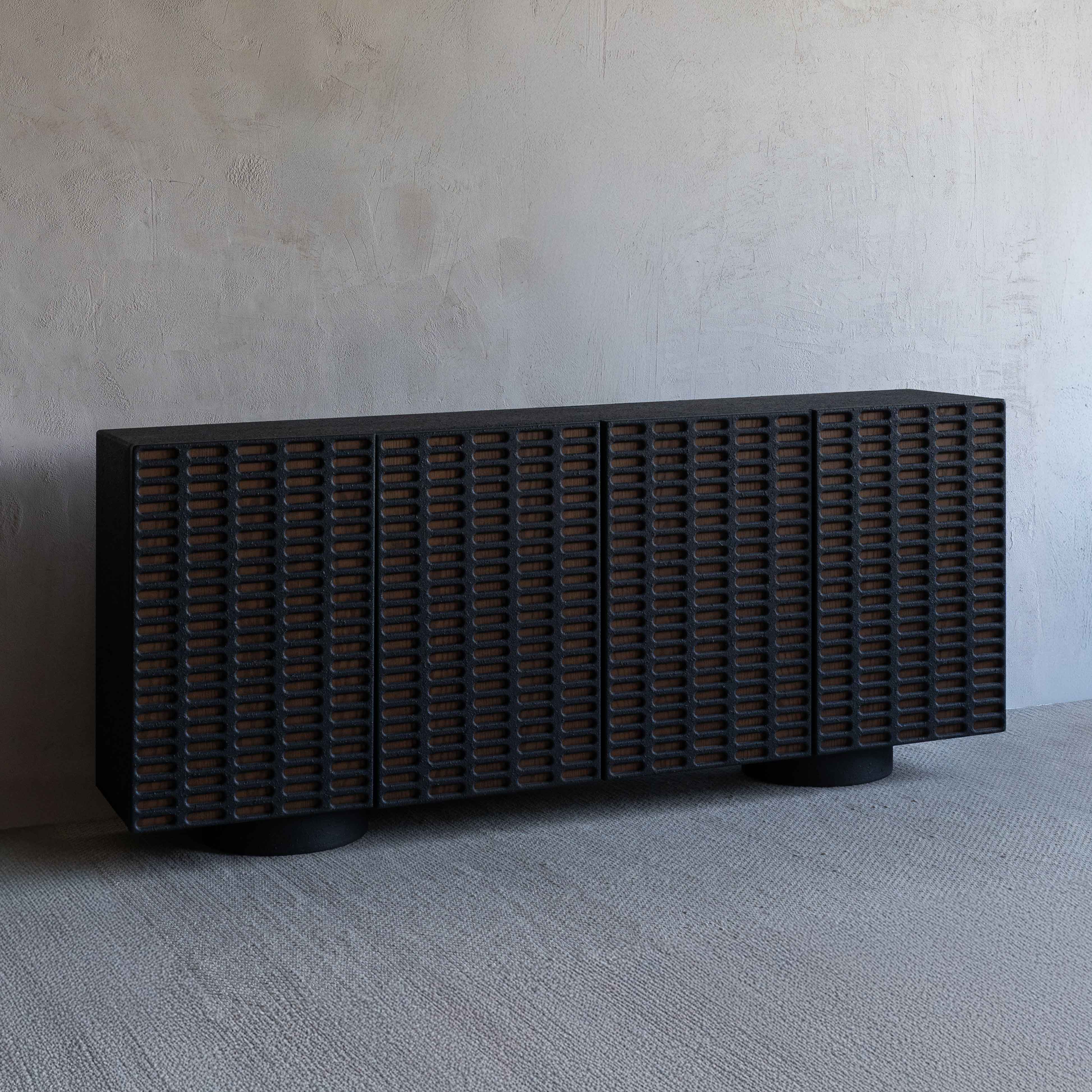 Akari Modern Buffet Black Sideboard