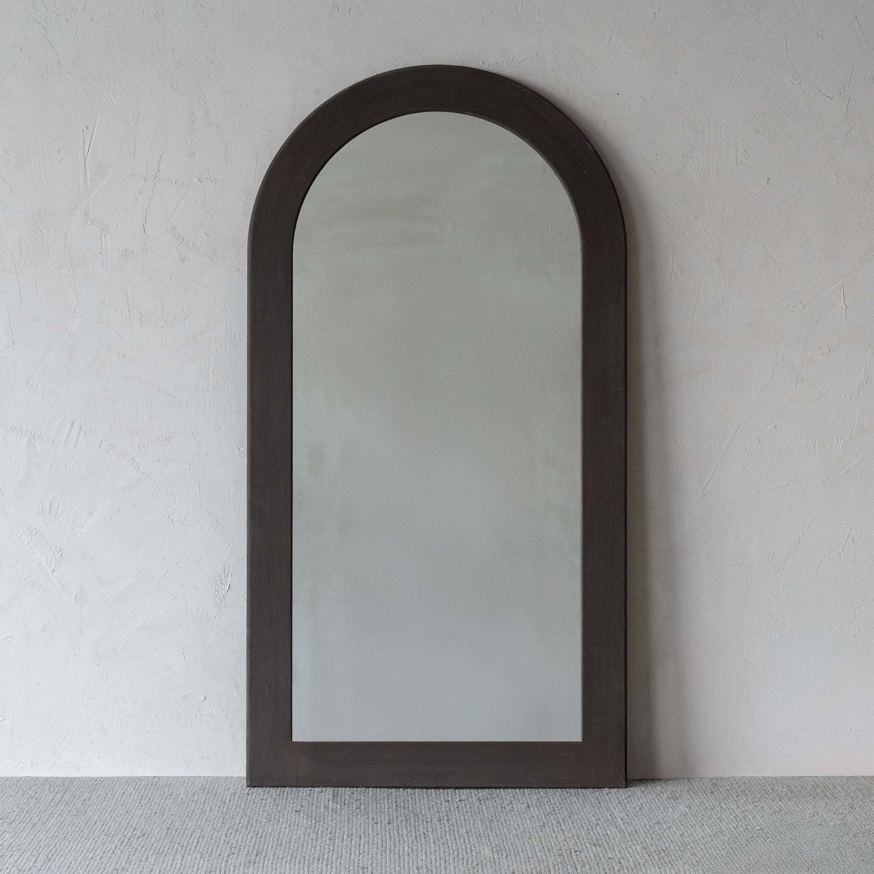 Classic Timber Alaska Solid Wood Arch Floor Mirror