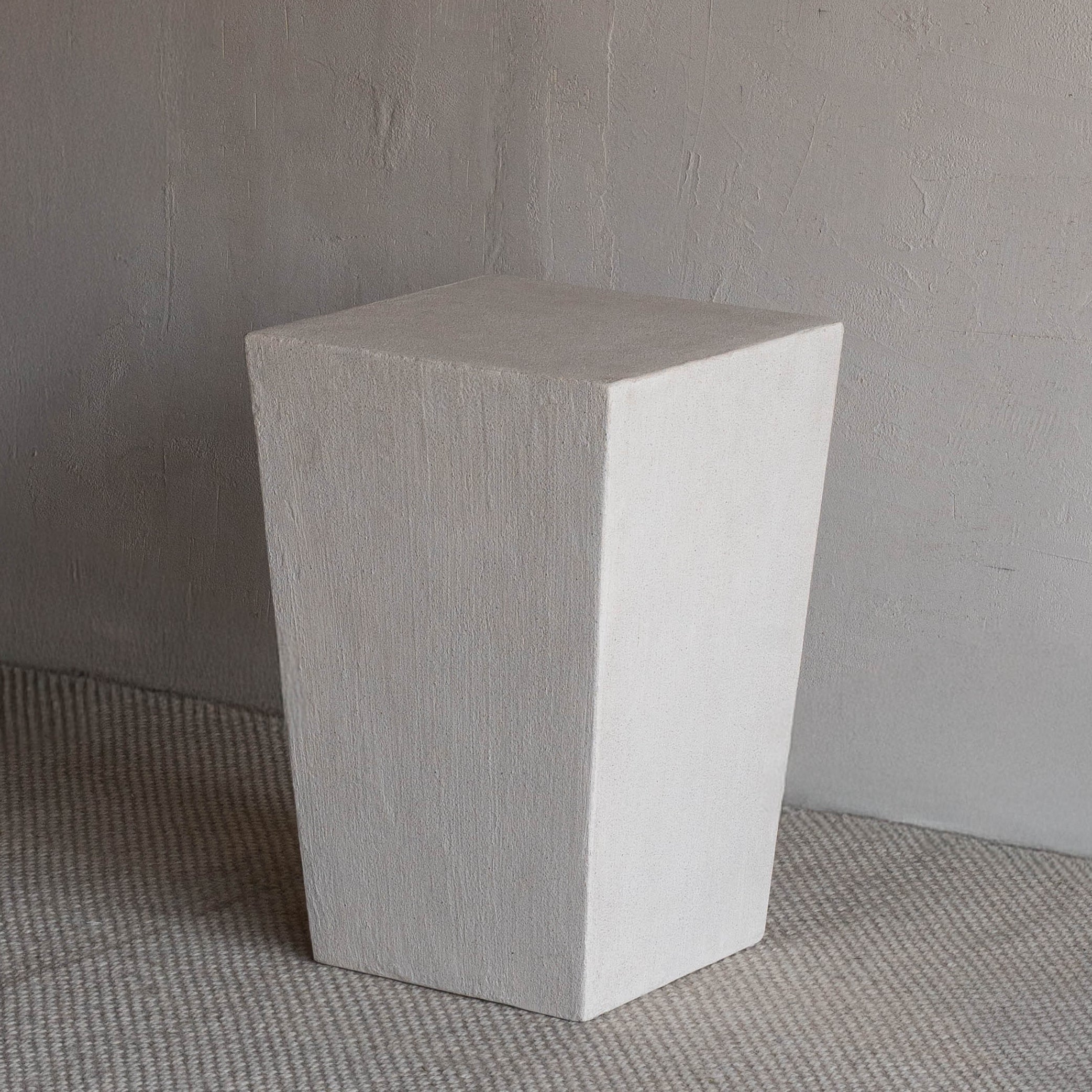 Alaska Concrete Pedestal & Side Table - Side Table - WS Living Furniture  Furniture Store in Dubai