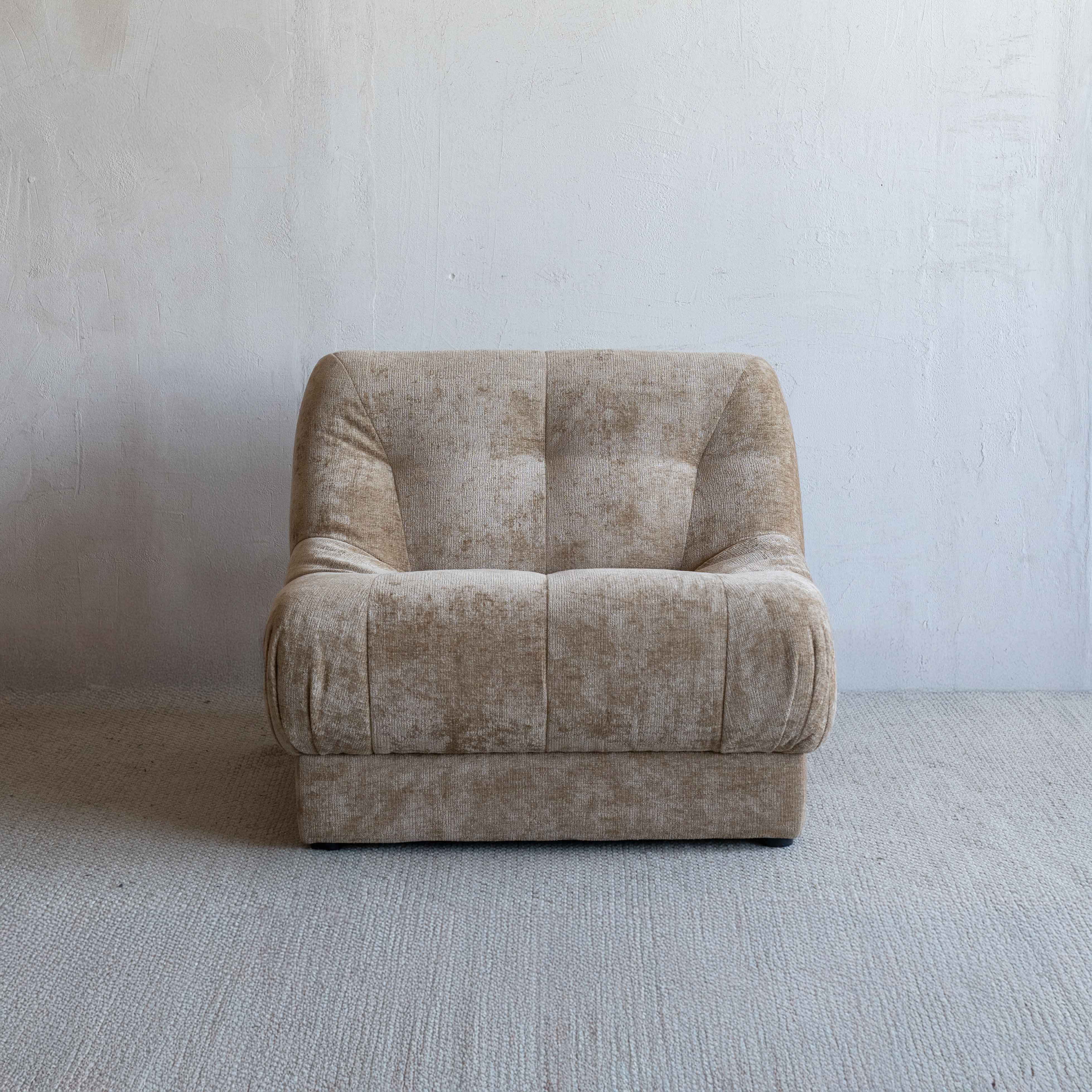 Alistair Beige Low Accent Lounge Chair