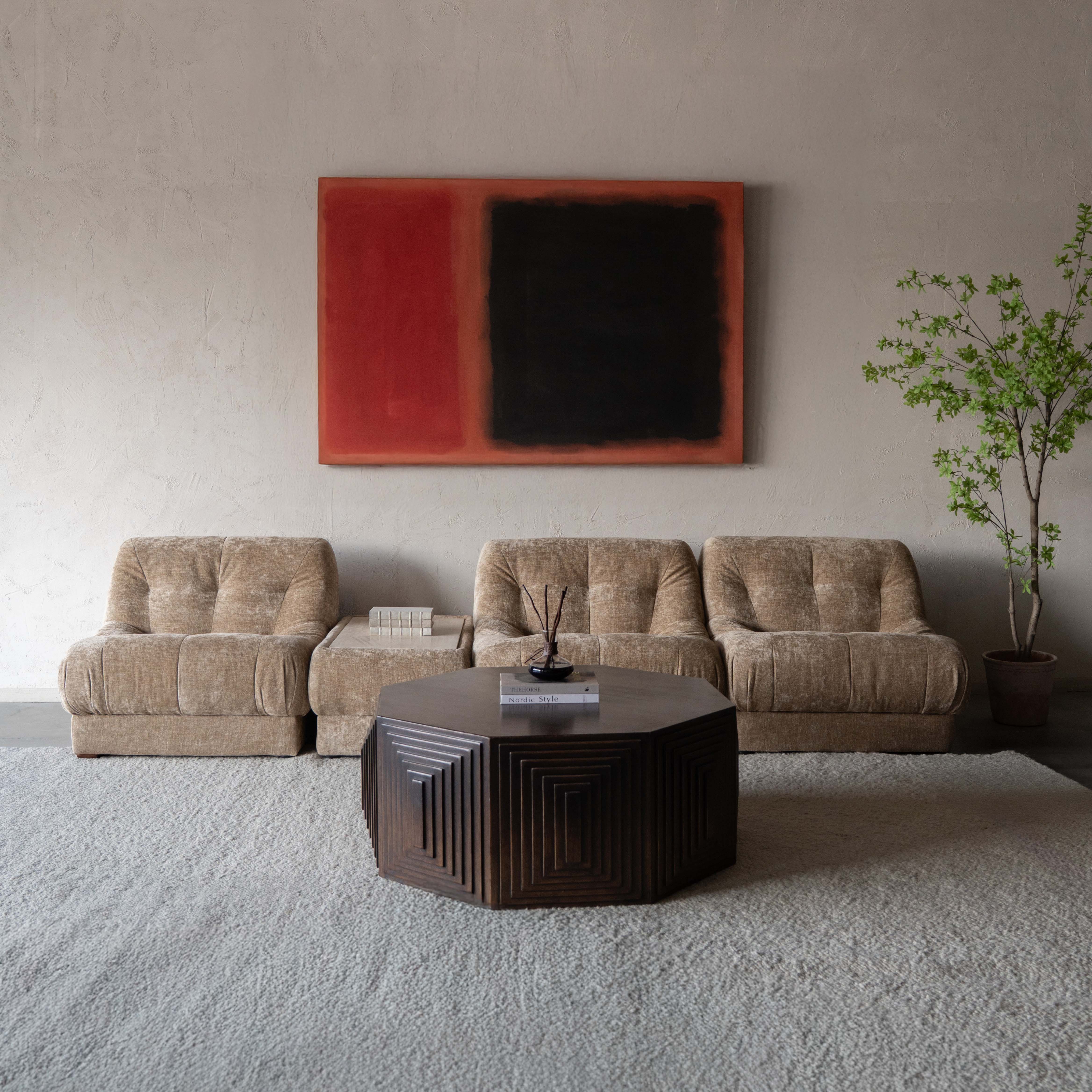 Alistair Beige Modern Modular Sofa