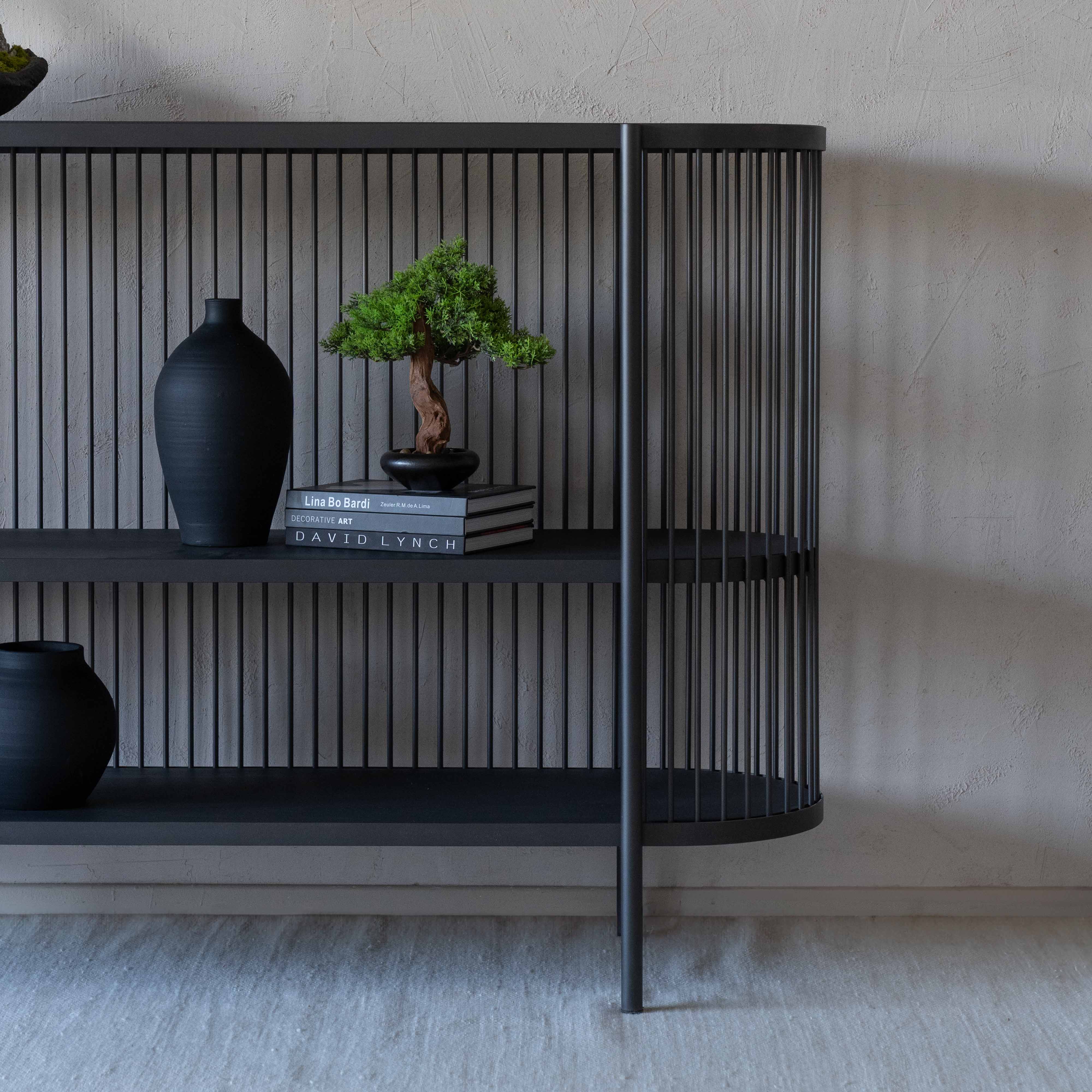 Ananya Handcrafted Wood and Steel Frame Console  - WS Living - UAE - Console Tables Wood and steel Furnitures - Dubai