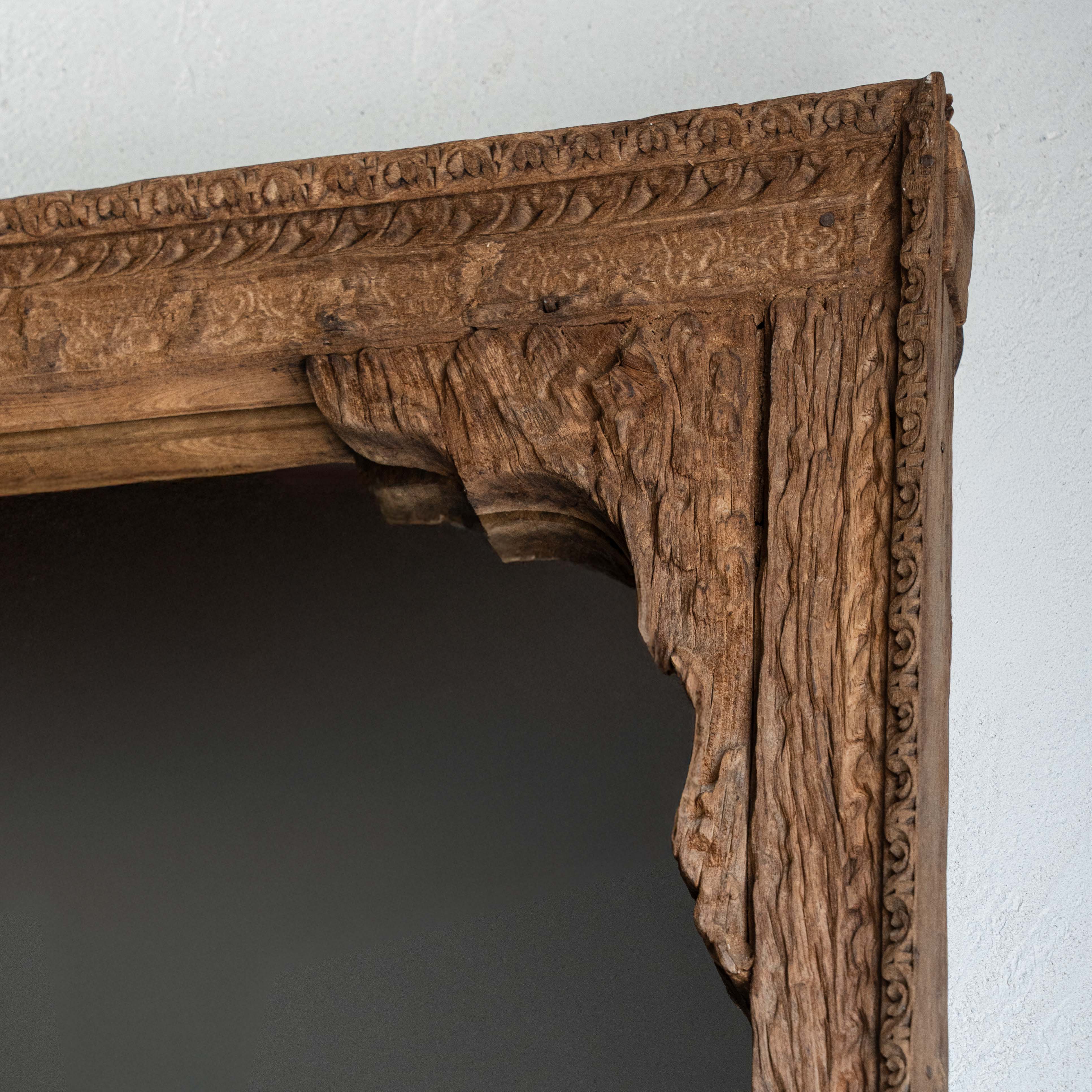 Jharokha Real Antique Arch Wall Hanging Mirror