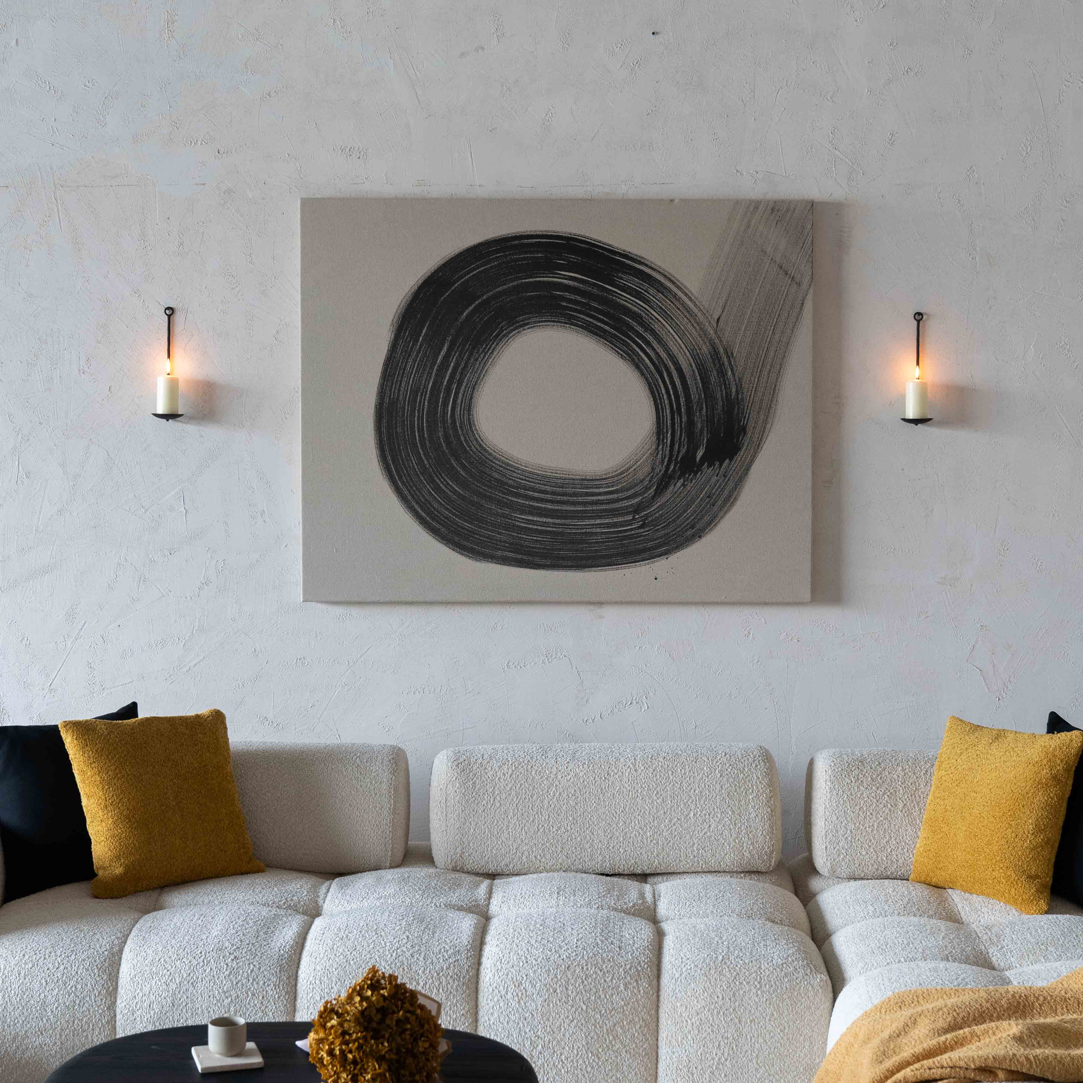 Eternity Hand Painted Abstract Wall Art | Art Painting - Art Paintings - WS Living - UAE Wood and steel Furnitures in Dubai