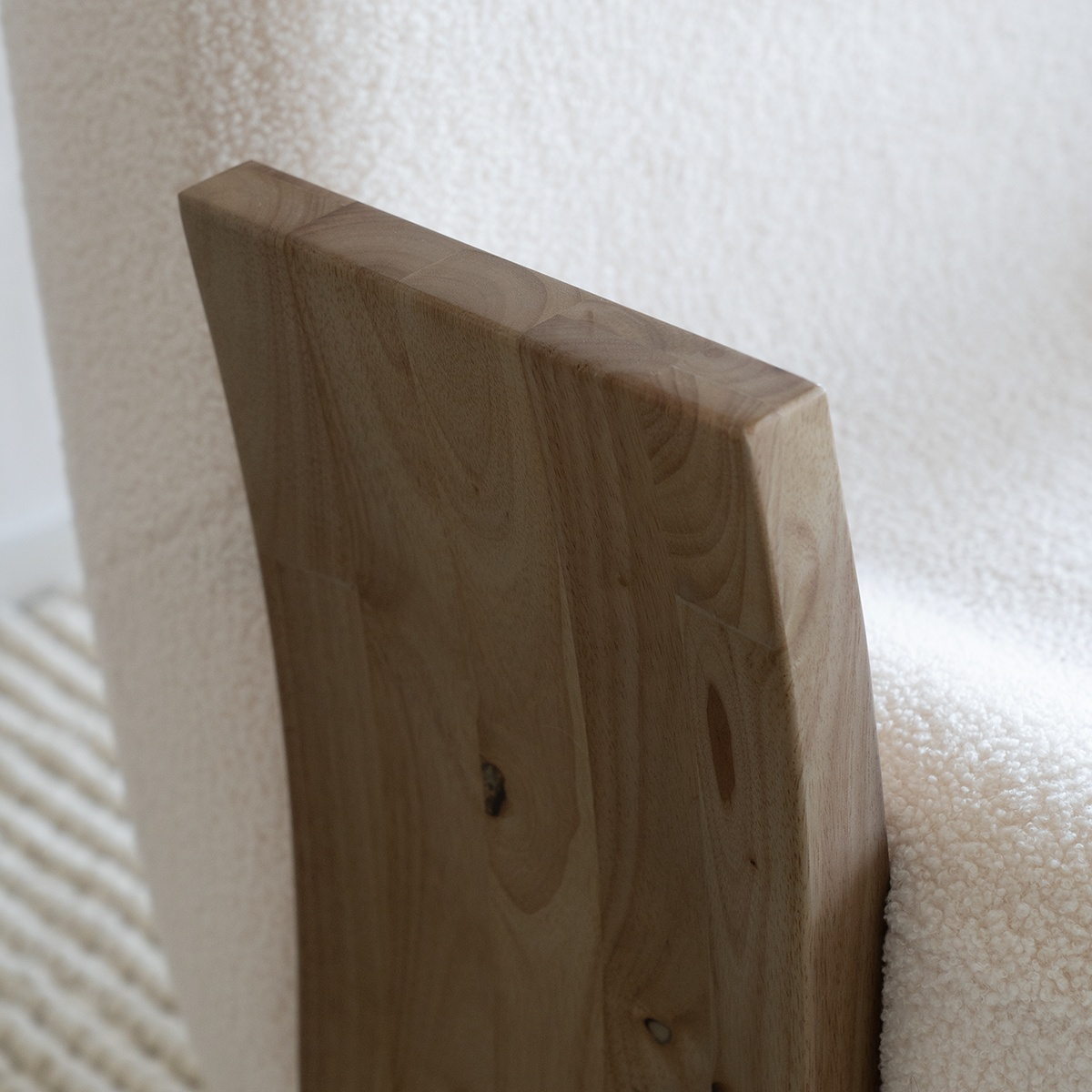 Christian Solid Wood Armchair - LJ1191  - WS Living - UAE - Arm chair Wood and steel Furnitures - Dubai