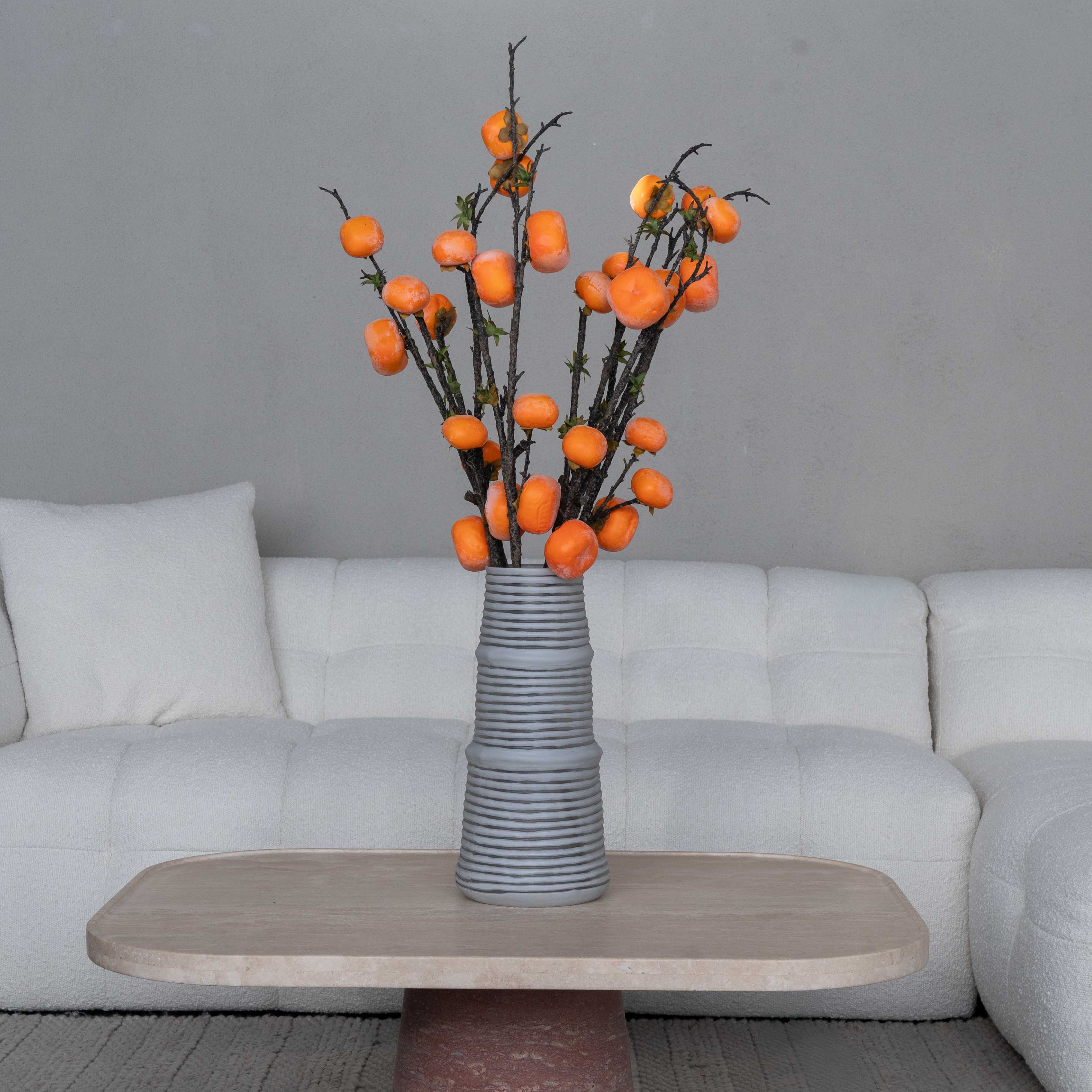 Bloom Haven Decorative Orange Artificial Flower | Plant