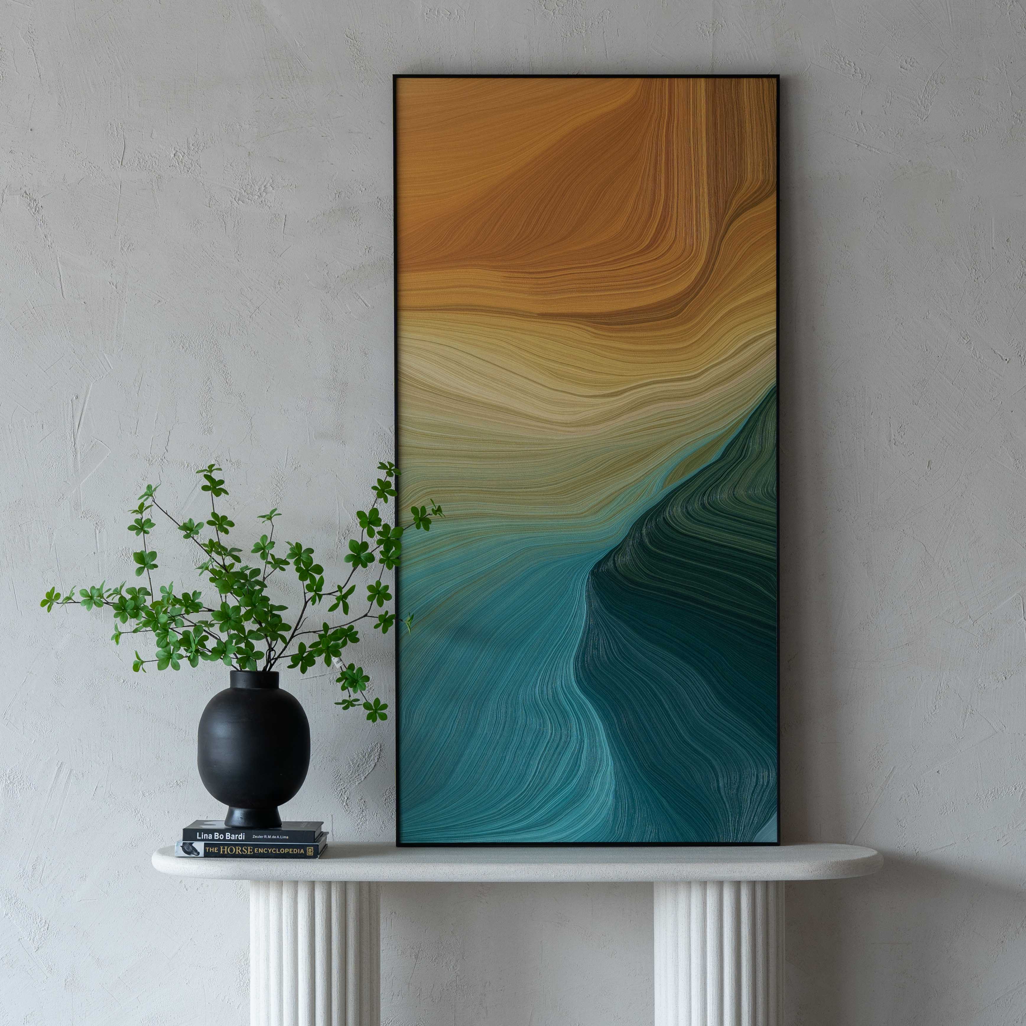 Street Art Waves Decorative Wall Art Painting