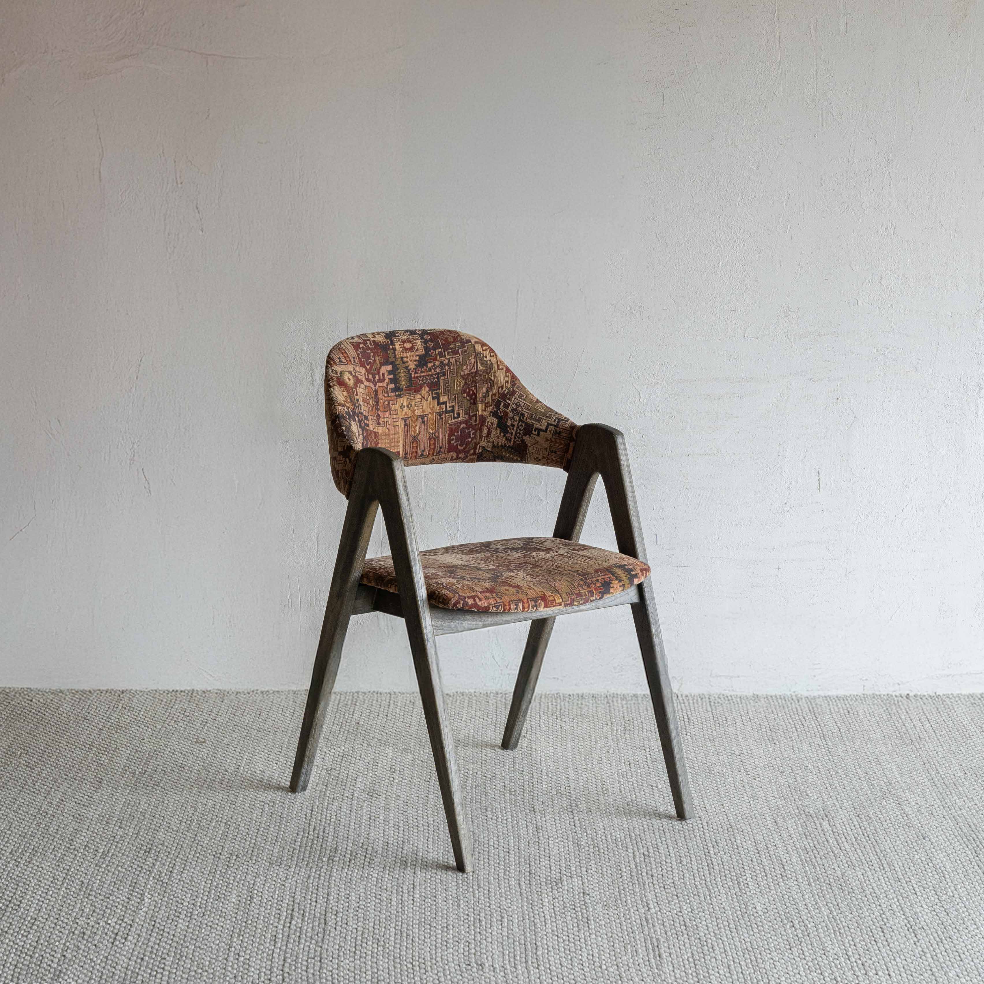 Ashley Dining Chair - Red & Brown