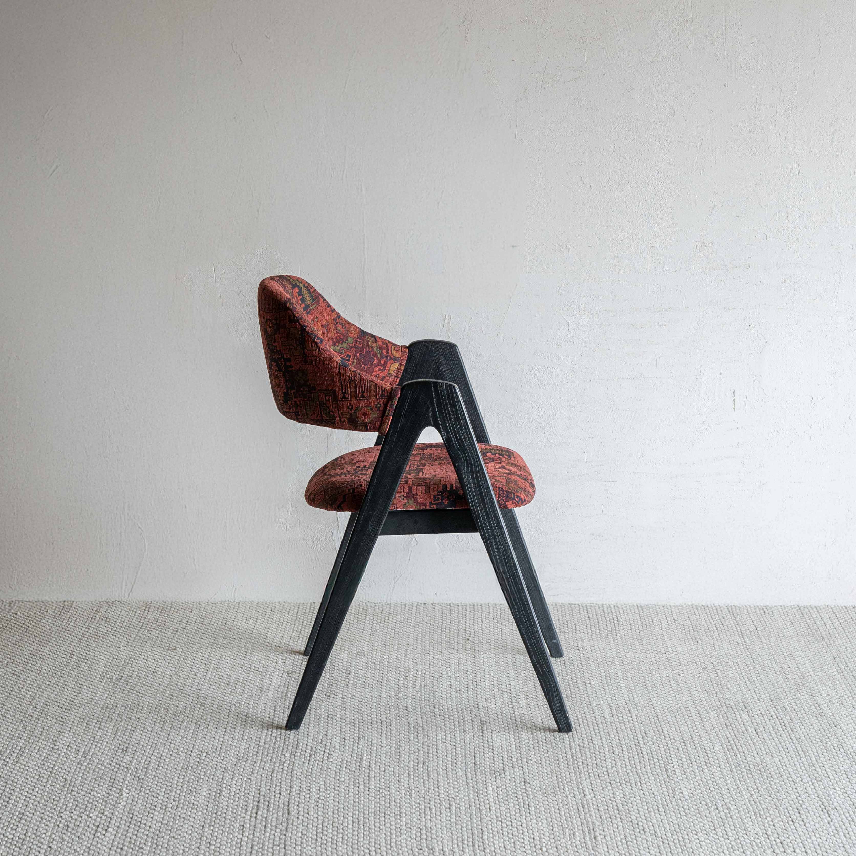 Ashley Dining Chair - Red & Brown