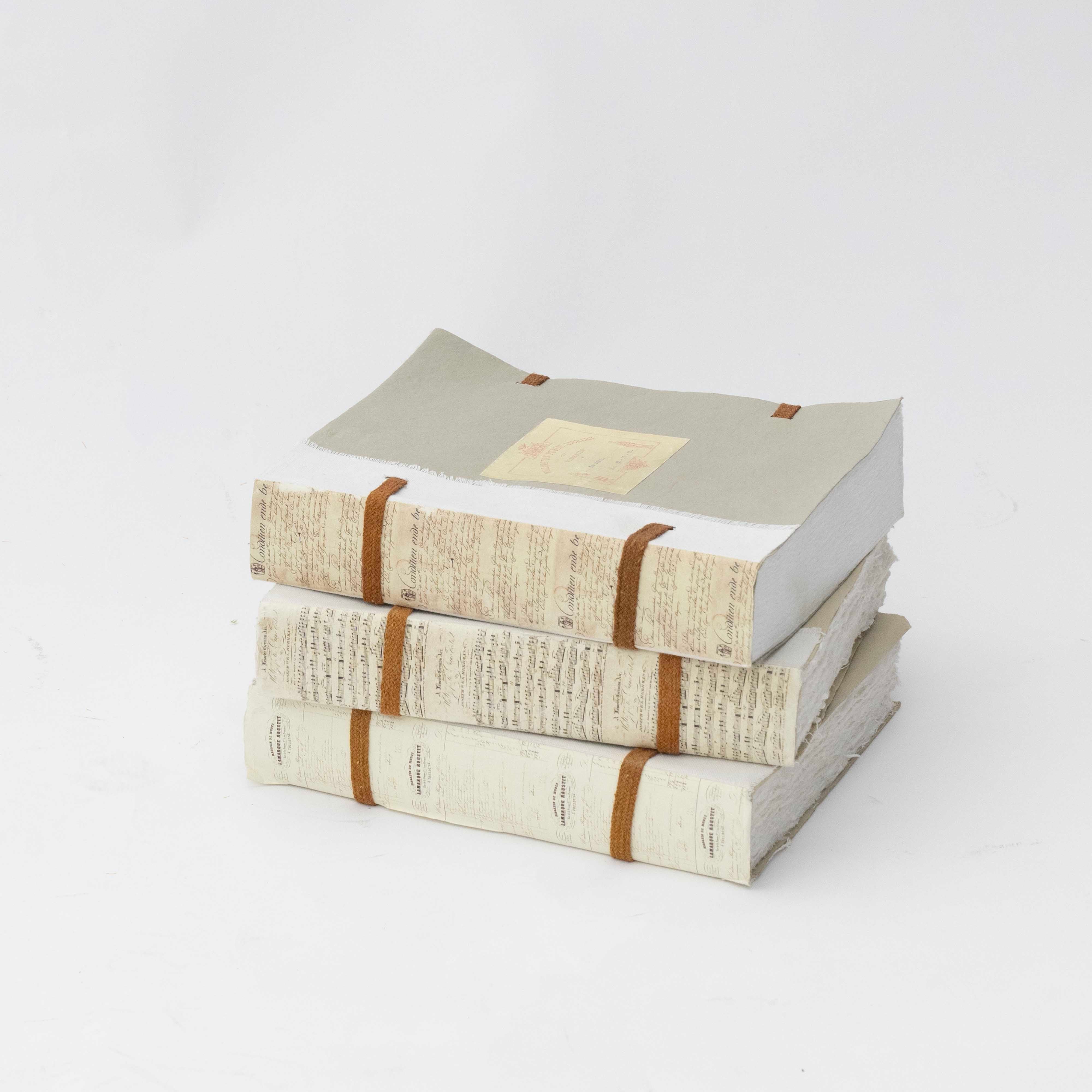 Decorative Book With Ribbon  - WS Living - UAE - Book Wood and steel Furnitures - Dubai