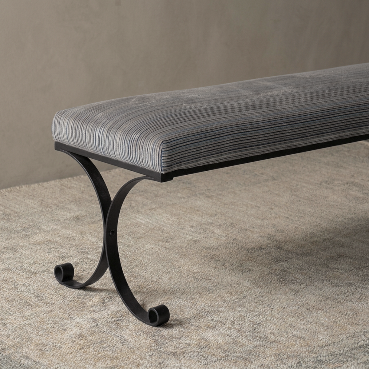 Varenne Classic European Upholstered Bench