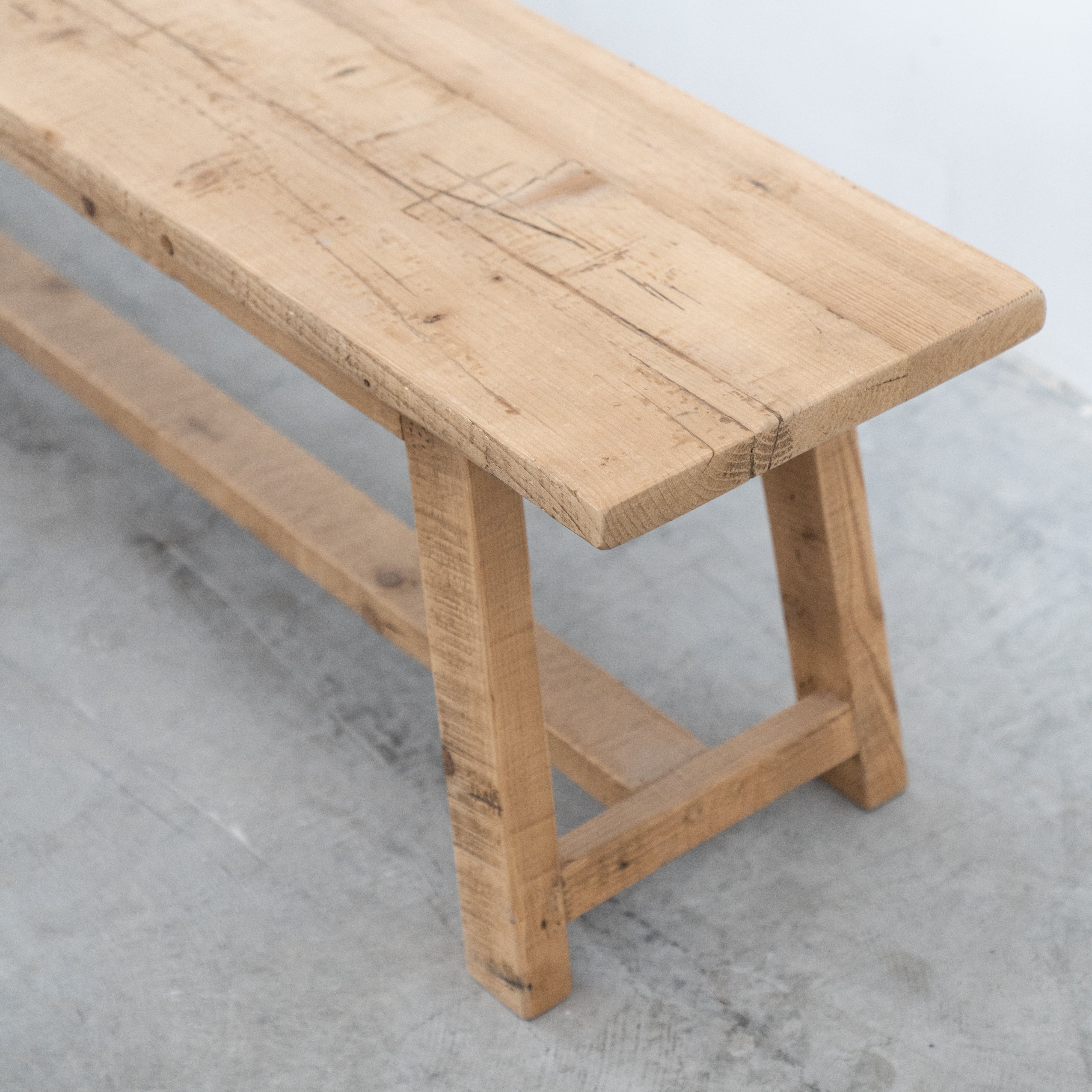 Wooden Bench  - WS Living - UAE - Bench Wood and steel Furnitures - Dubai