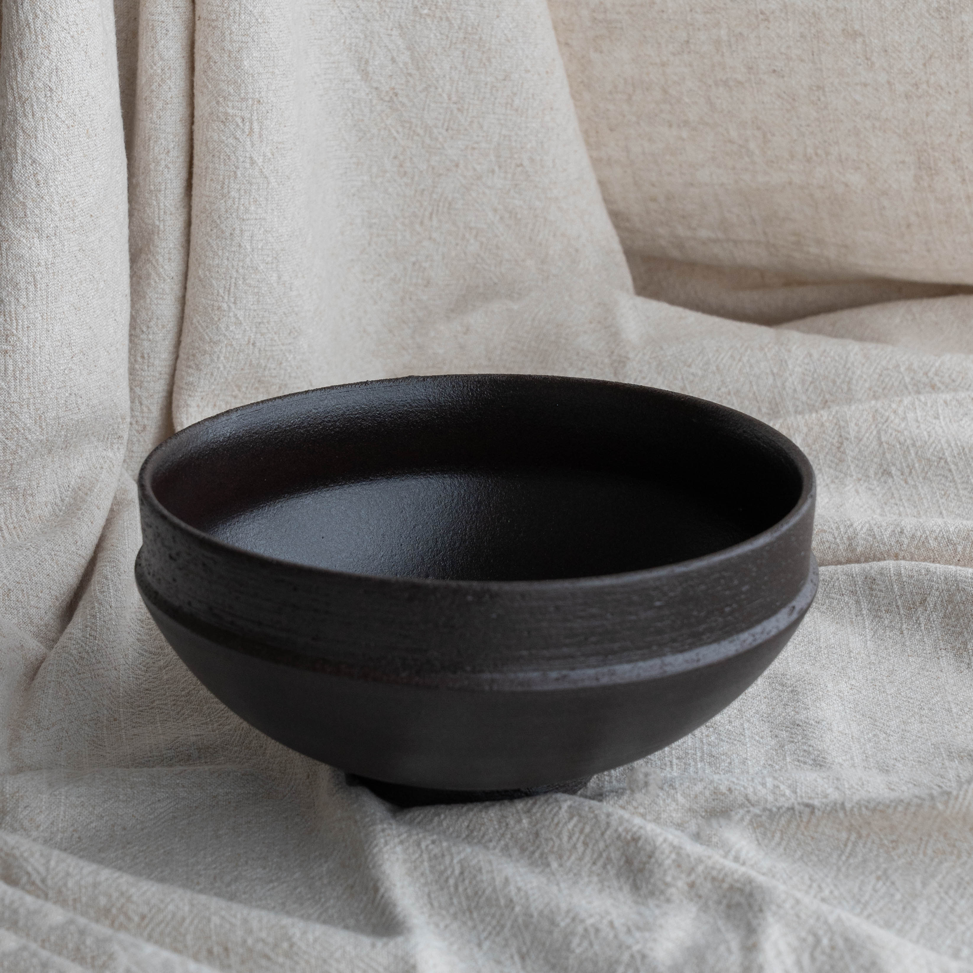 Claycore Black Terracotta Dinner Set for 1