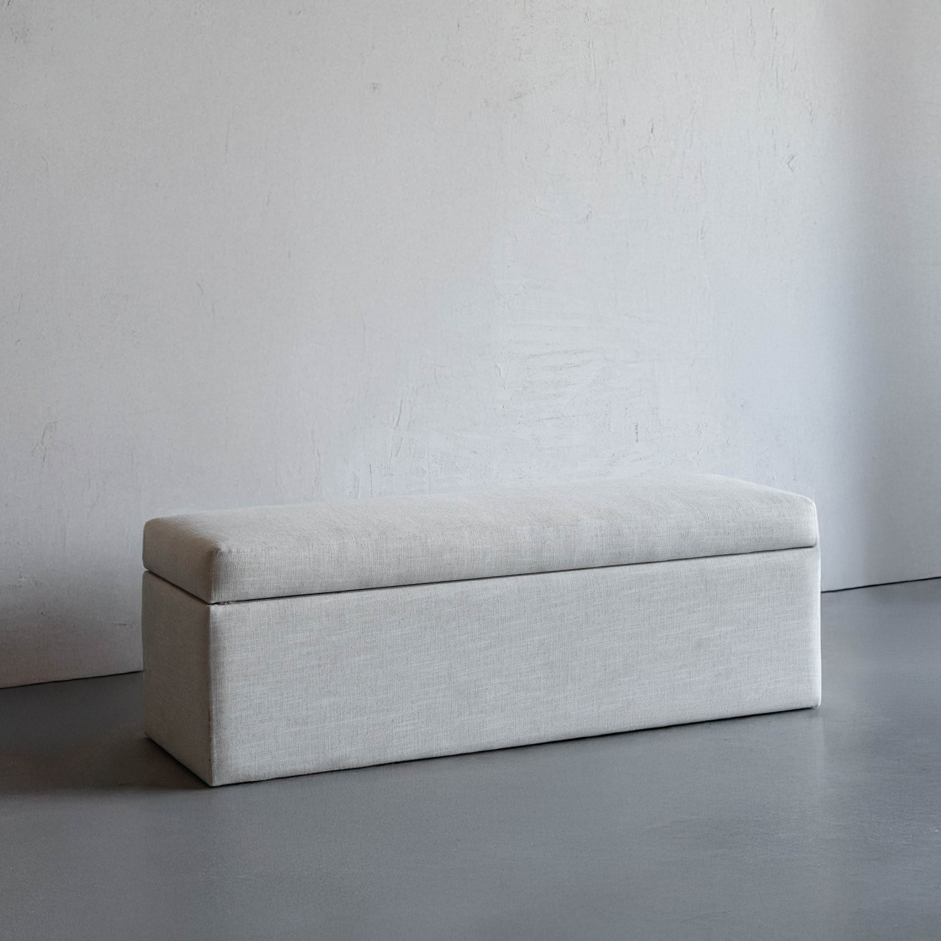 Brielle Linen Storage Bench