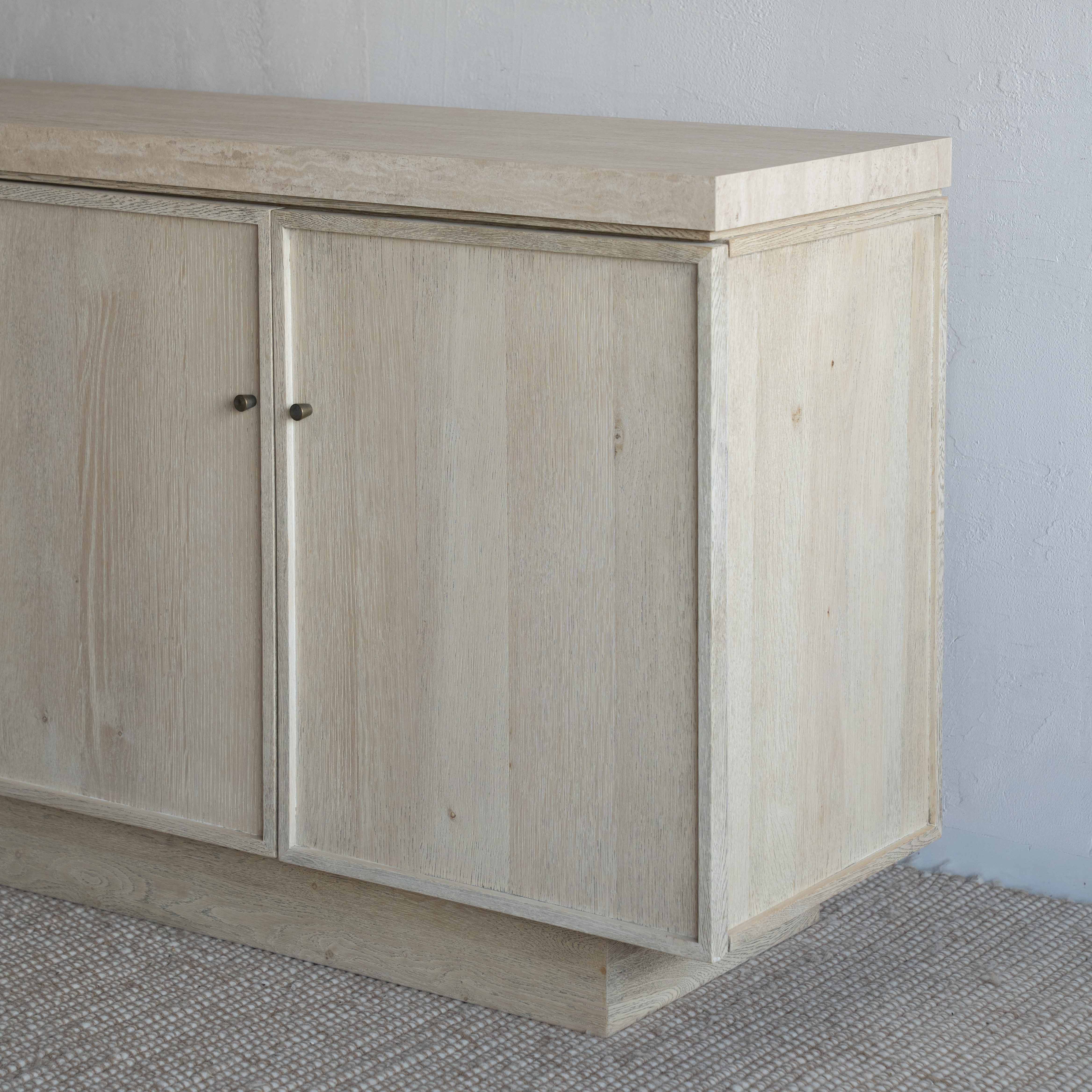 خزانة جانبية عصرية من الخشب الصلب من جيسا | خزانة تخزين 