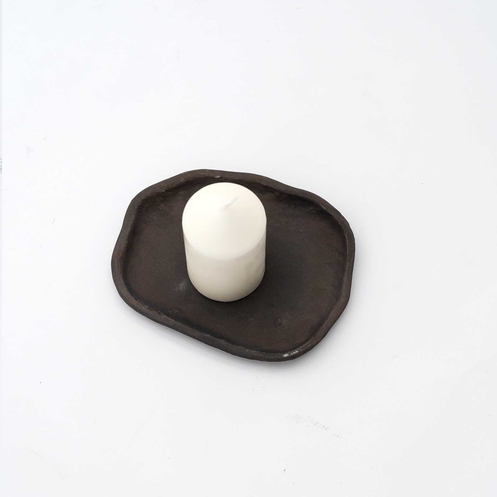 Candle Plates  - WS Living - UAE - Accesories Wood and steel Furnitures - Dubai