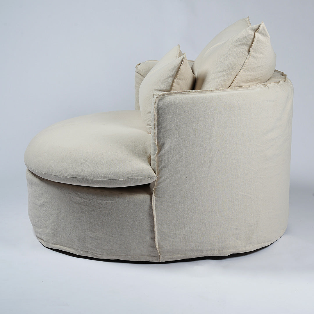 Crosby Arm Chair  - WS Living - UAE - Lounge Chair Wood and steel Furnitures - Dubai