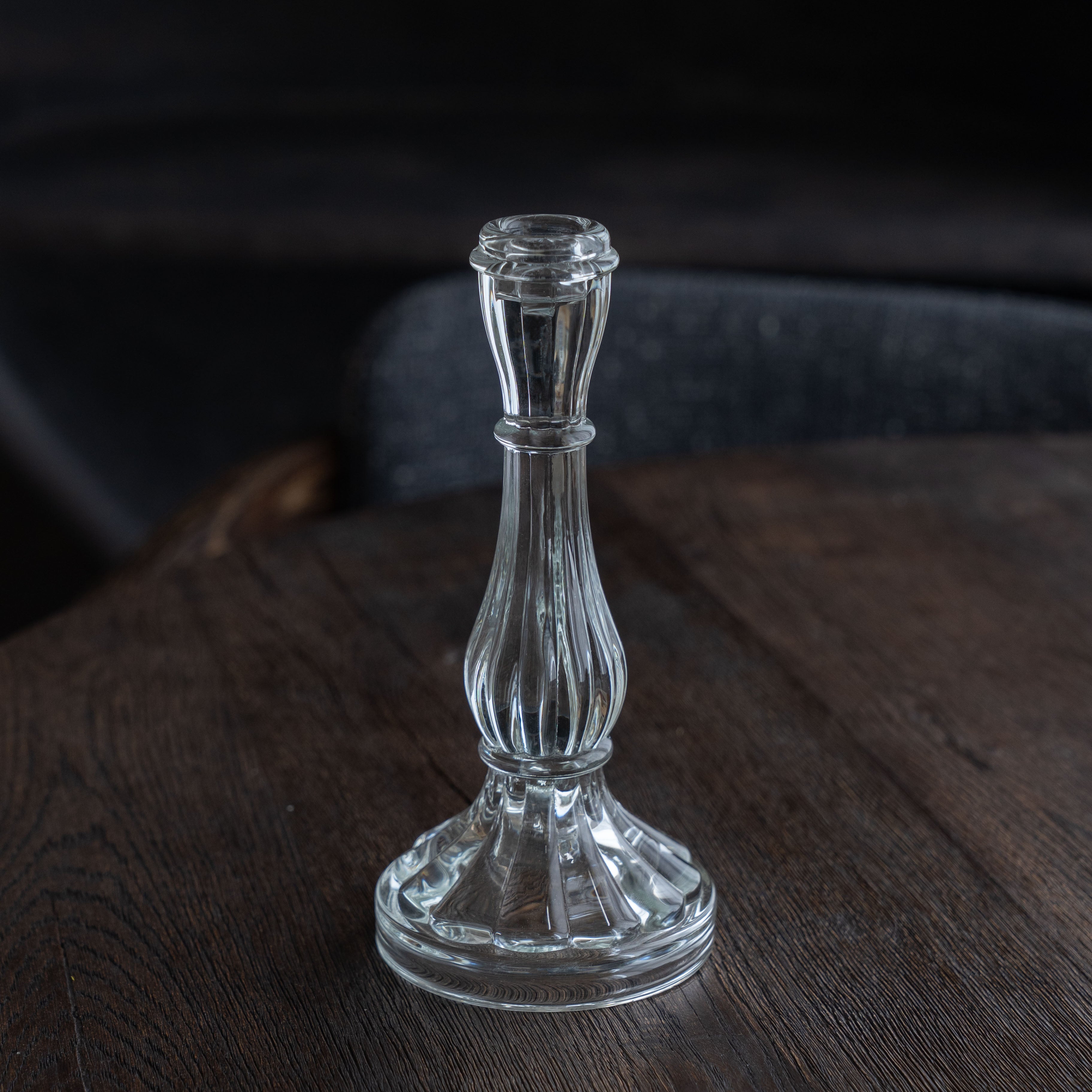 Elara Glass Classic Candle Holder